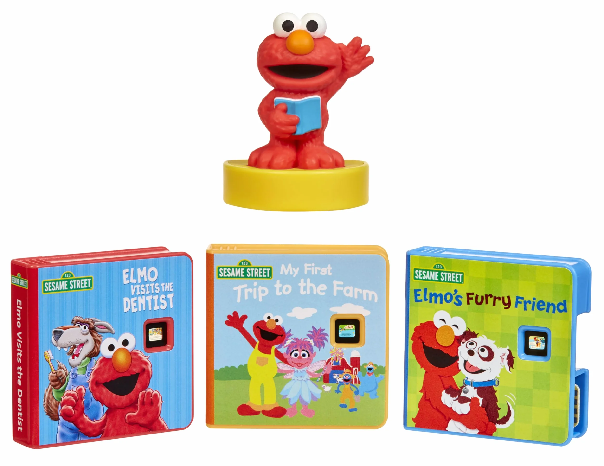 Little Tikes Story Dream Machine Sesame Street Elmo & Friends Story Collection, Storytime, Books, Audio Play Character, Toy Gift for Toddlers and Kids Girls Boys Ages 3+ Years