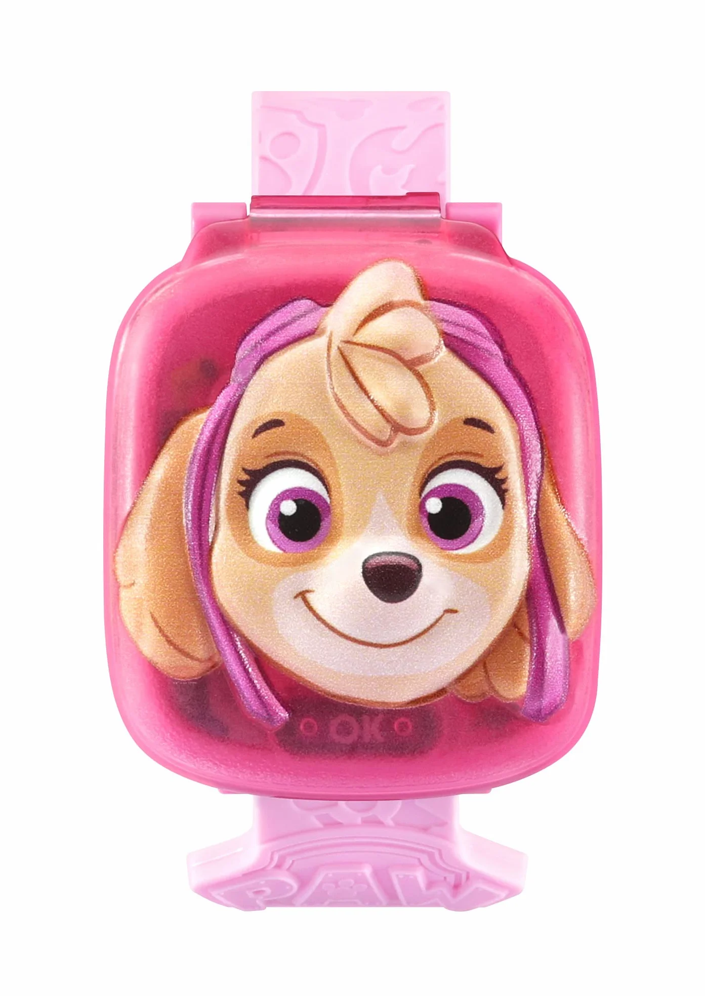 VTech PAW Patrol: Learning Watch Skye, oficjalna zabawka PAW Patrol, zegarek dla malucha ze stoperem, timerem, alarmem i grami, prezent edukacyjny dla dzieci w wieku 3, 4, 5, 6 lat, wersja angielska