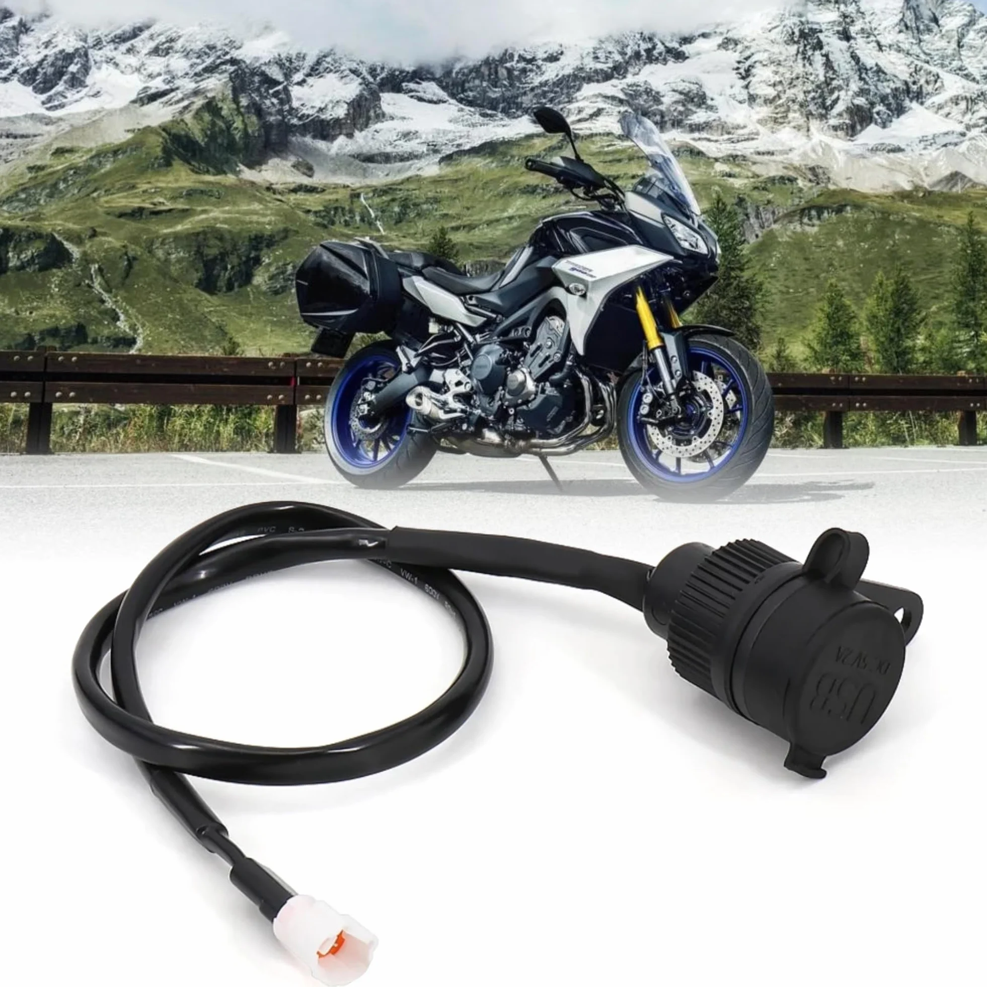 Adapter ładowarki motocyklowej 12V Podwójna USB do Yamaha Tracer MT-07 MT-09
