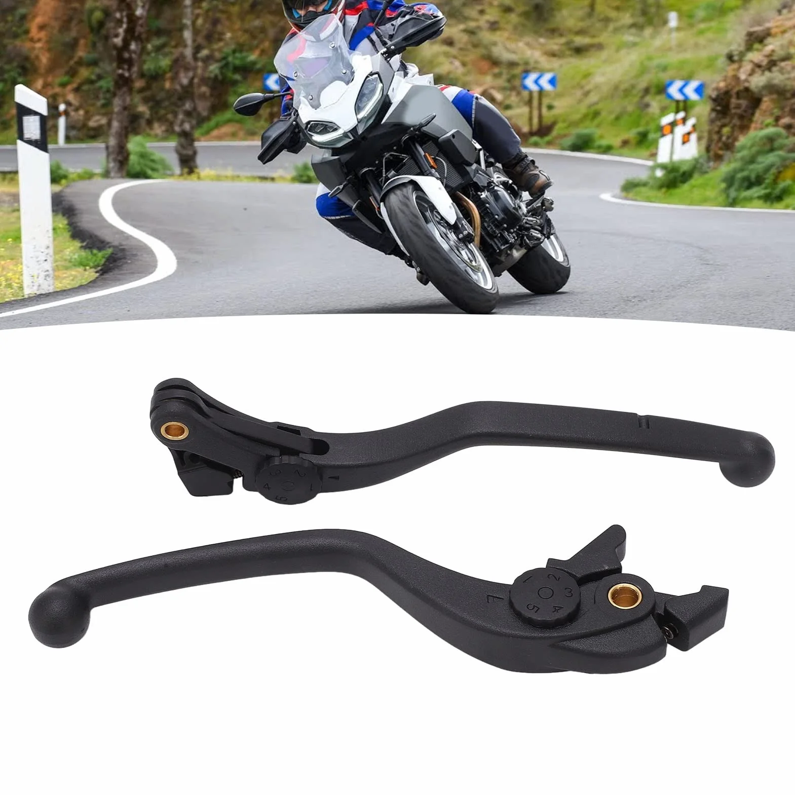 KIMISS Dźwignia Sprzęgła Hamulca Motocykla CNC Aluminium Lewy Prawy Uchwyt dla F900R F900XR 2020-2022