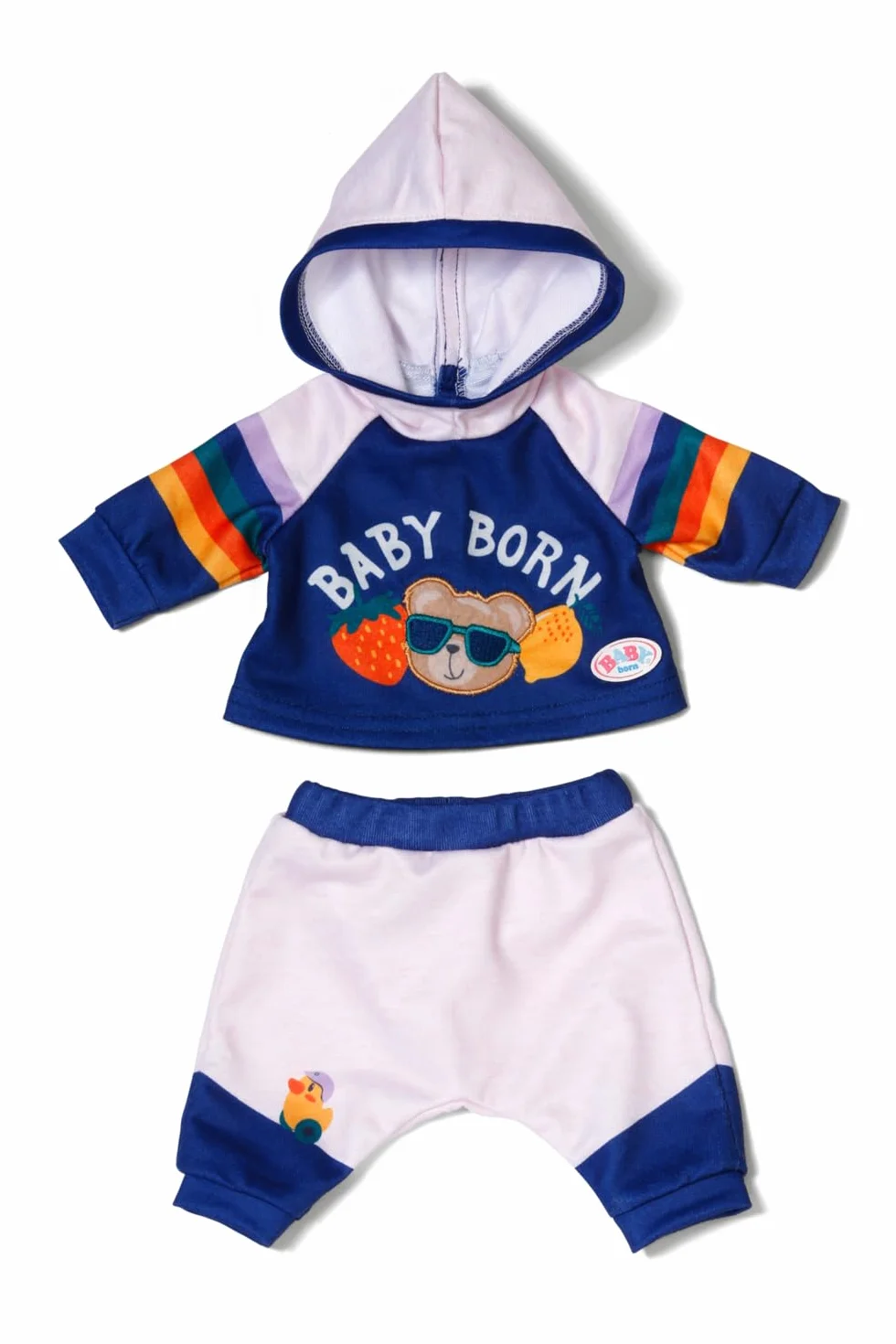 BABY born 838204 strój do joggingu, granatowy, 43 cm
