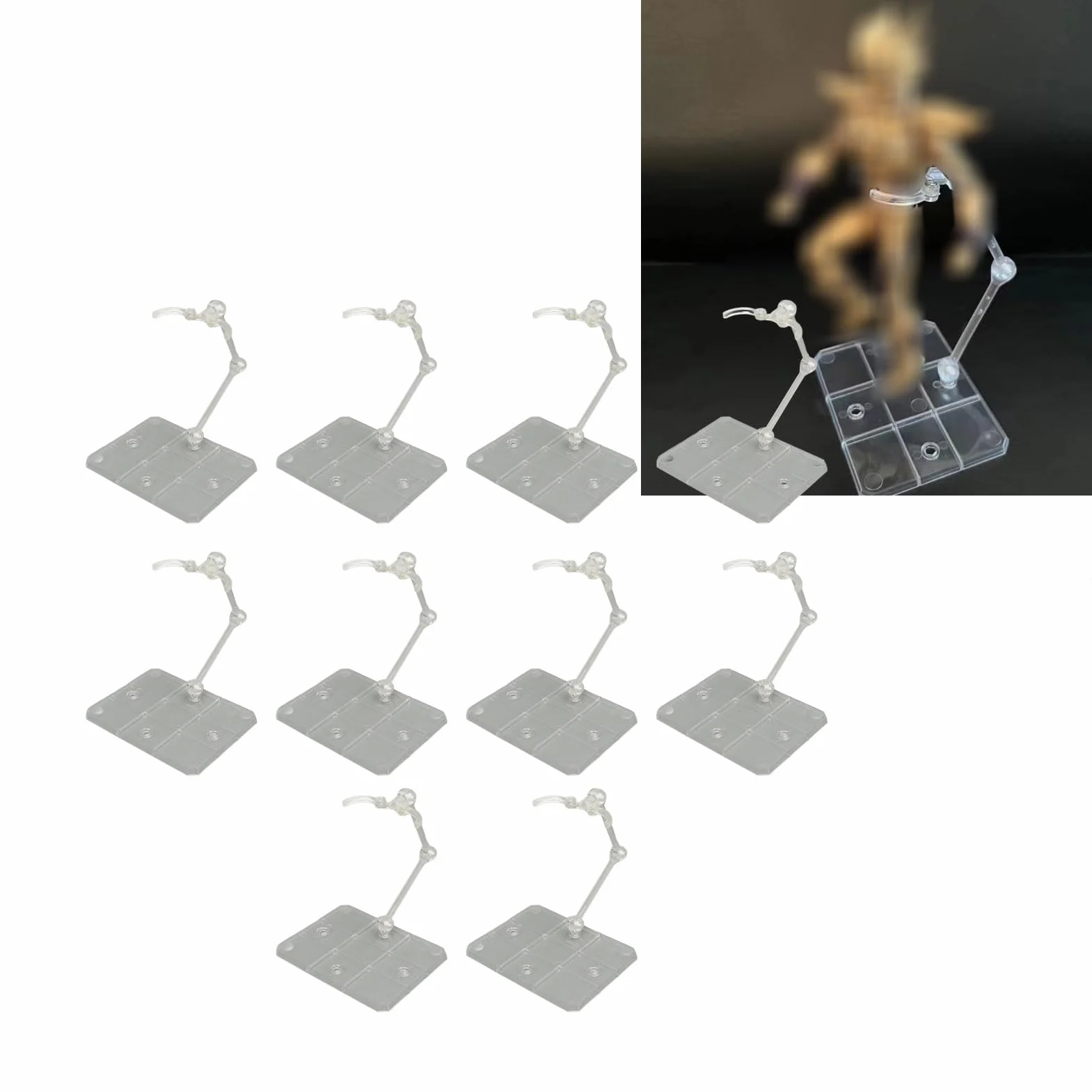 Stojak na Figurki base figuras 10 Zestawów Stojak na Figurki Przezroczysty dla Modeli 6 calowych mcfarlane toys Figuren-Präsentationsständer