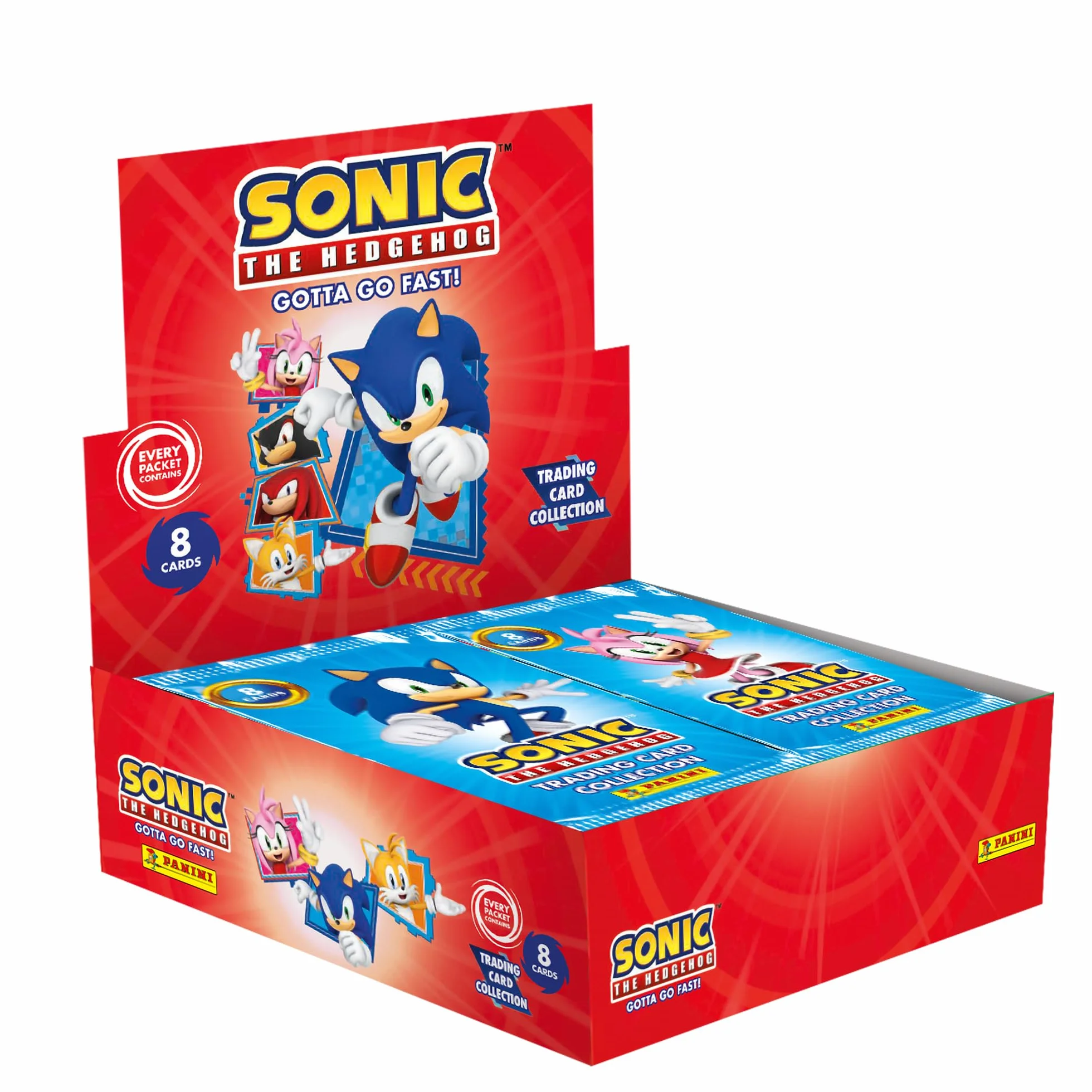 Panini Sonic The Hedgehog Classic Cards Opakowanie 18 kieszeni, 005010BOX18F