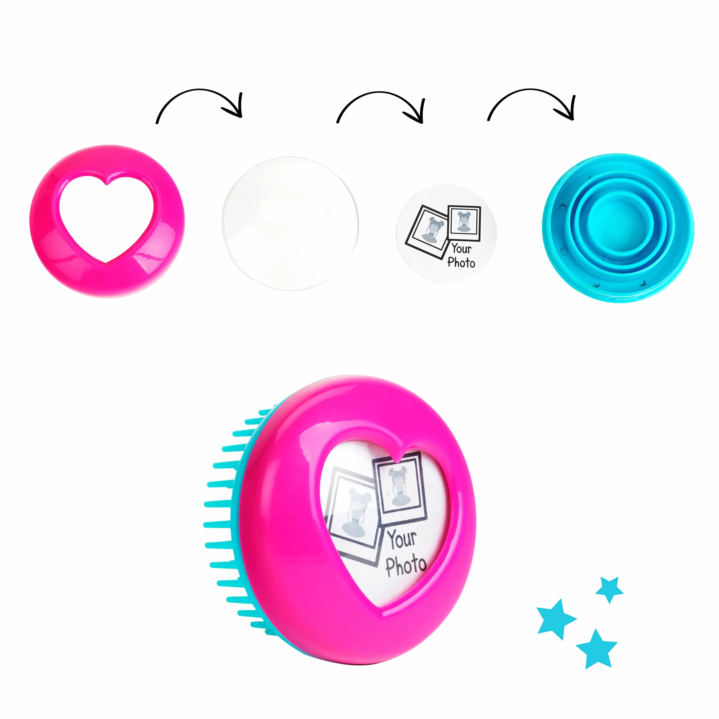 Theo Klein 5398 Princess Coralie make - up and hairdressing head 'Mariella' , With hair Accessories , cosmetics and much more , Toy for Children from 3 Years old