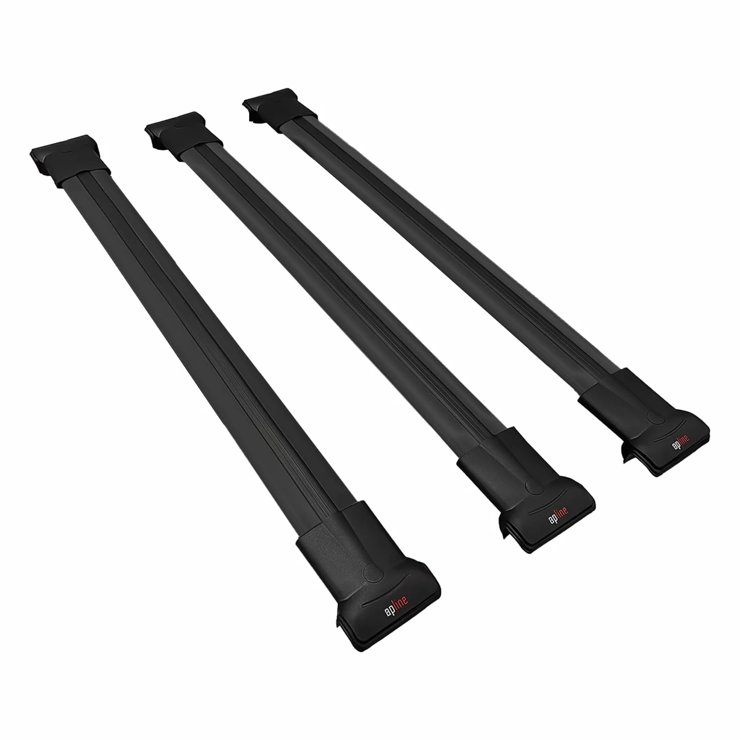 Kompatybilny z Suzuki Jimny (JB33/JB43) 1998-2018 FLY Model Aluminiowe poprzeczki dachowe Czarny 3 szt.