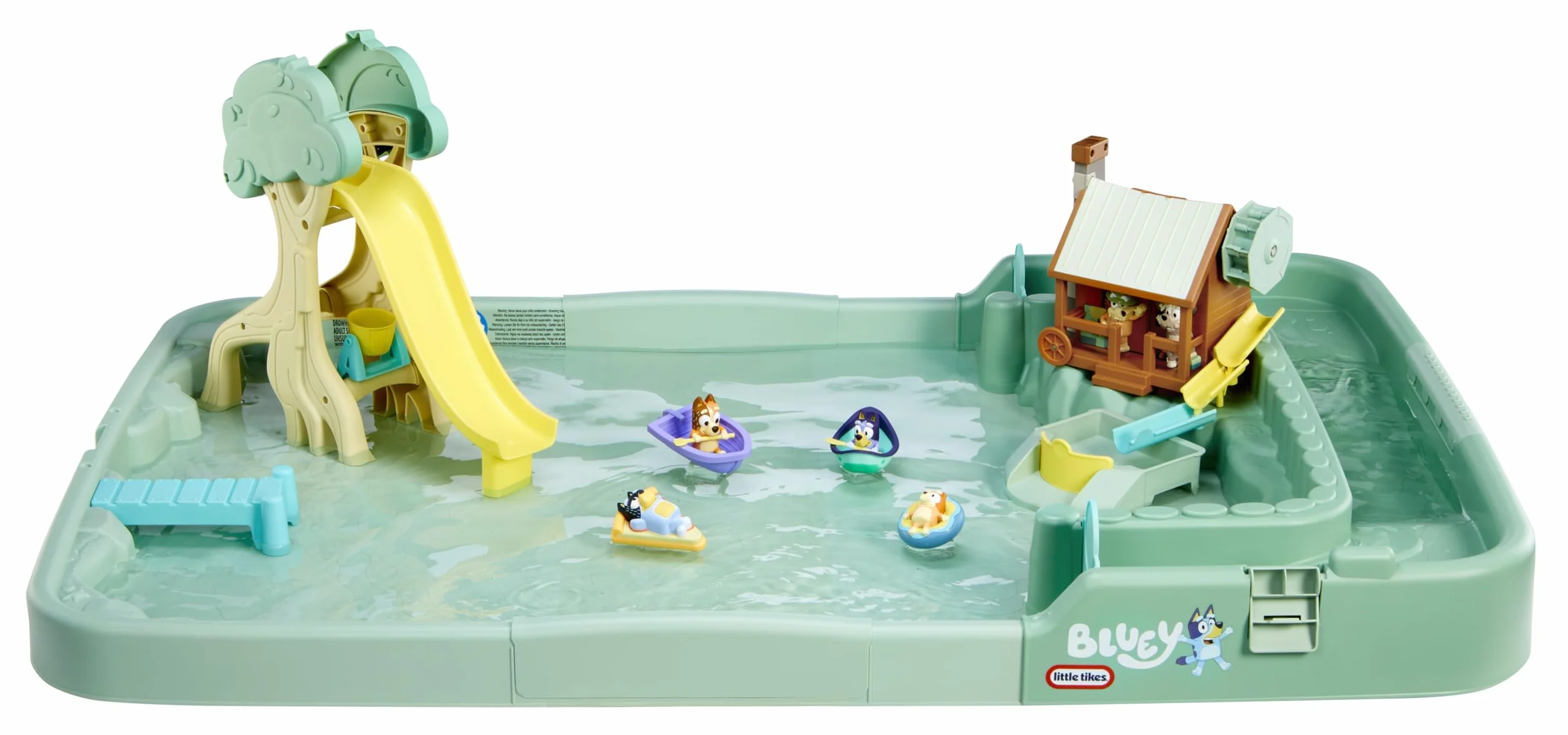 Little Tikes Bluey Bushland Adventure - Zawiera 6 Akcesoriów Inspirowanych Popularnym Serialem Animowanym Bluey. Aktywna Zabawa z Ulubioną Bohaterką Dzieci, dla Chłopców i Dziewczynek w Wieku 2–4 Lat