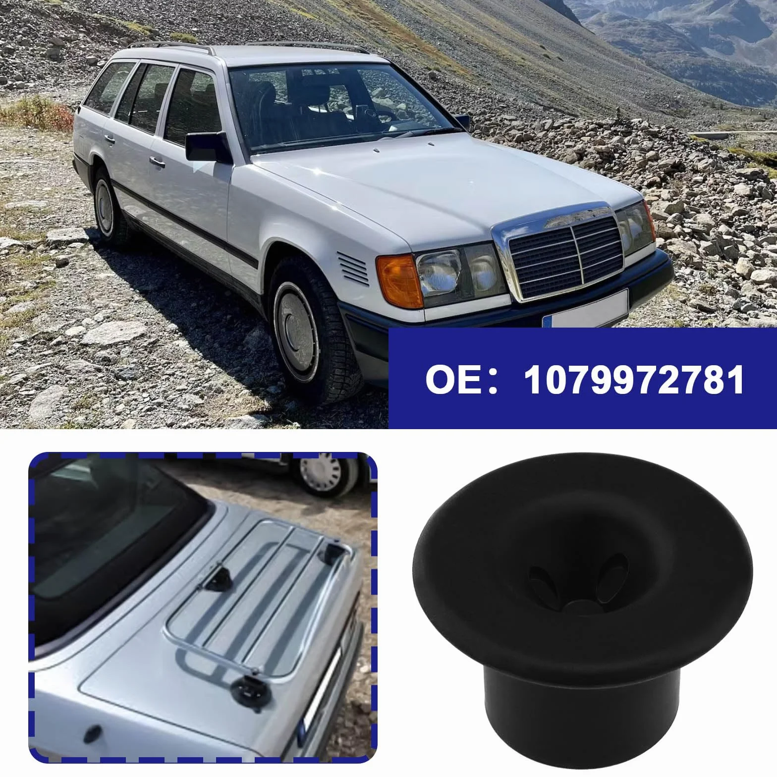 Gumowe Uszczelki Drenażowe do Samochodu Mercedes Benz W107 W123 W124 W126 W140 W201 2szt.