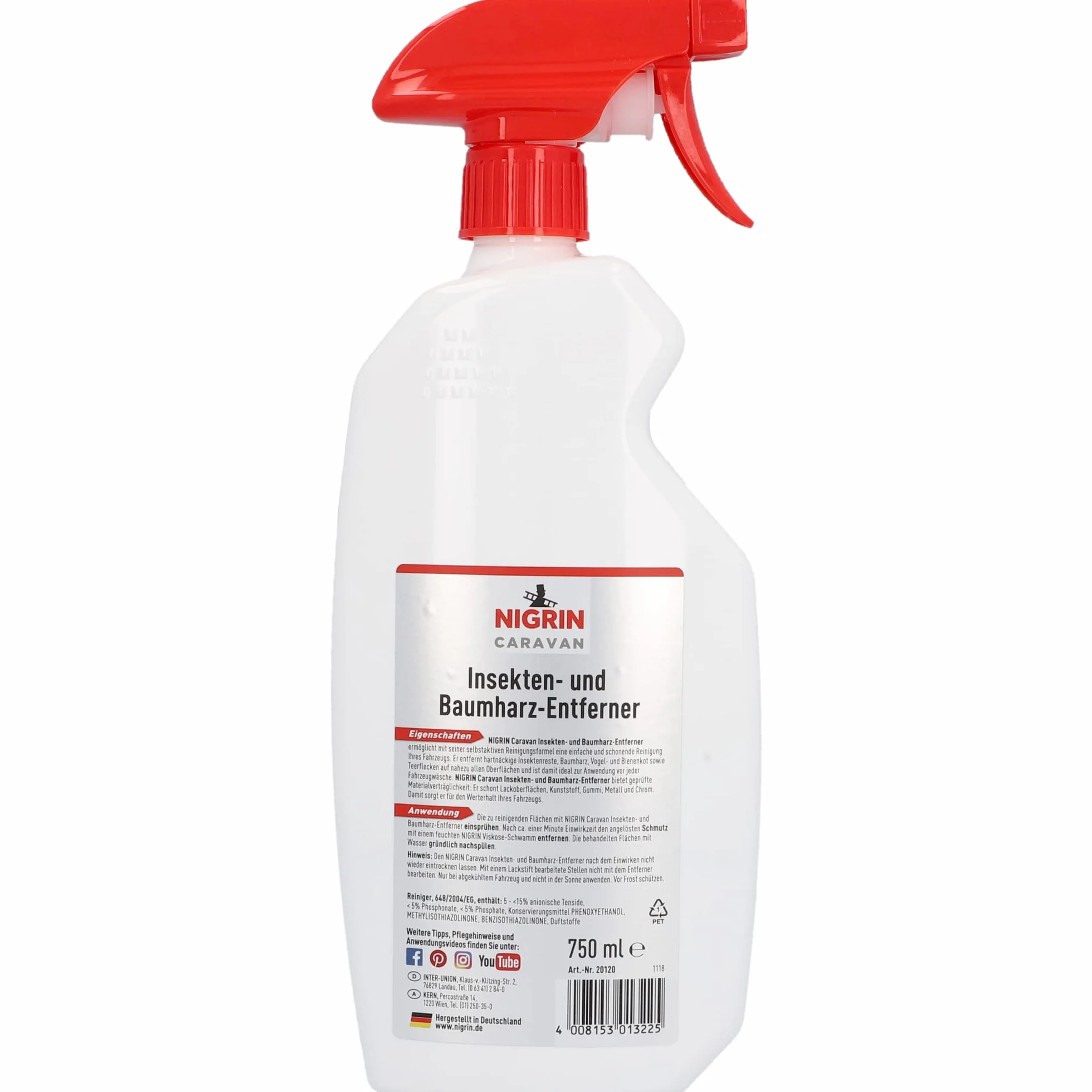 NIGRIN Caravan środek do usuwania owadów i żywic drzewnych 500 ml