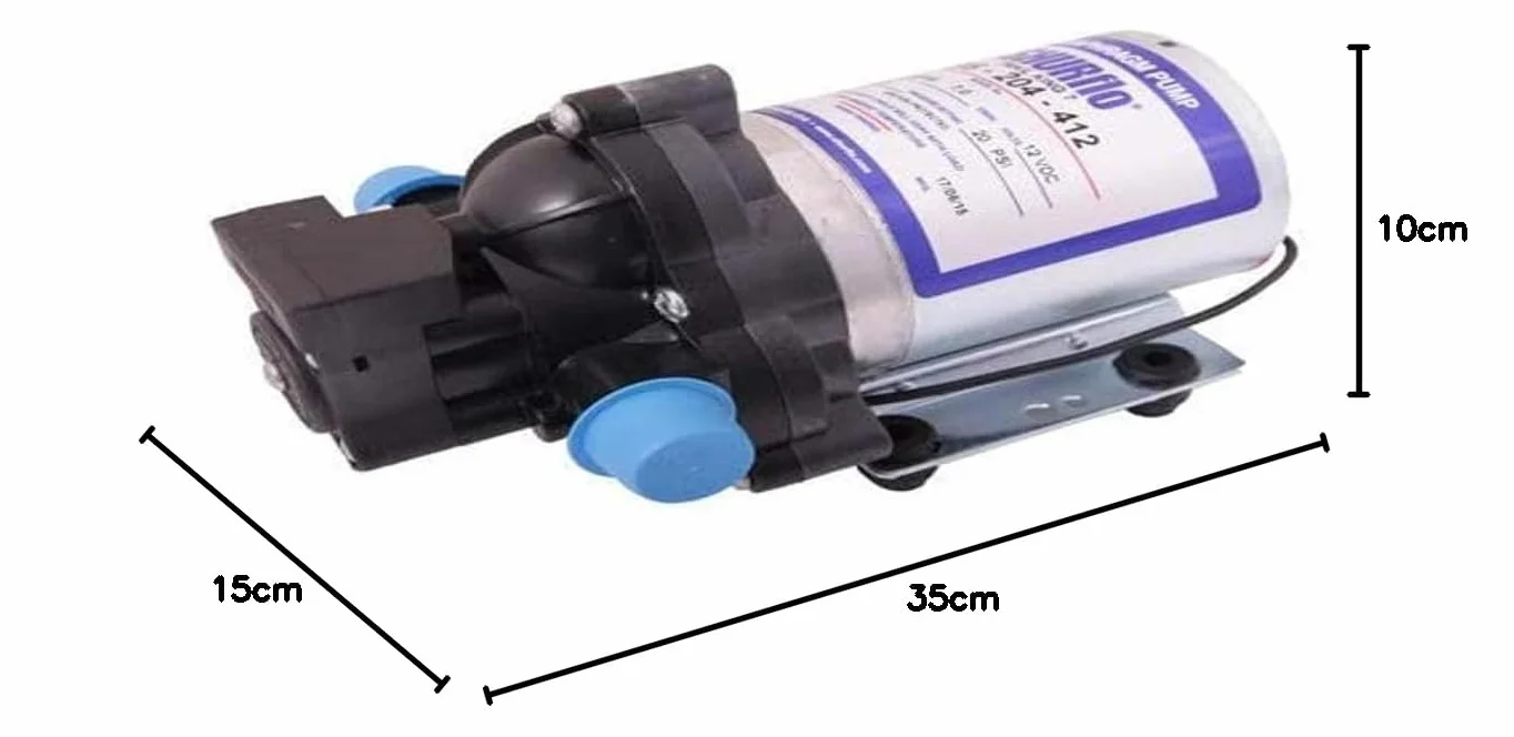 Shurflo - Pompa wodna do przyczep kempingowych, 7 l/min, 20 psi, 12 V