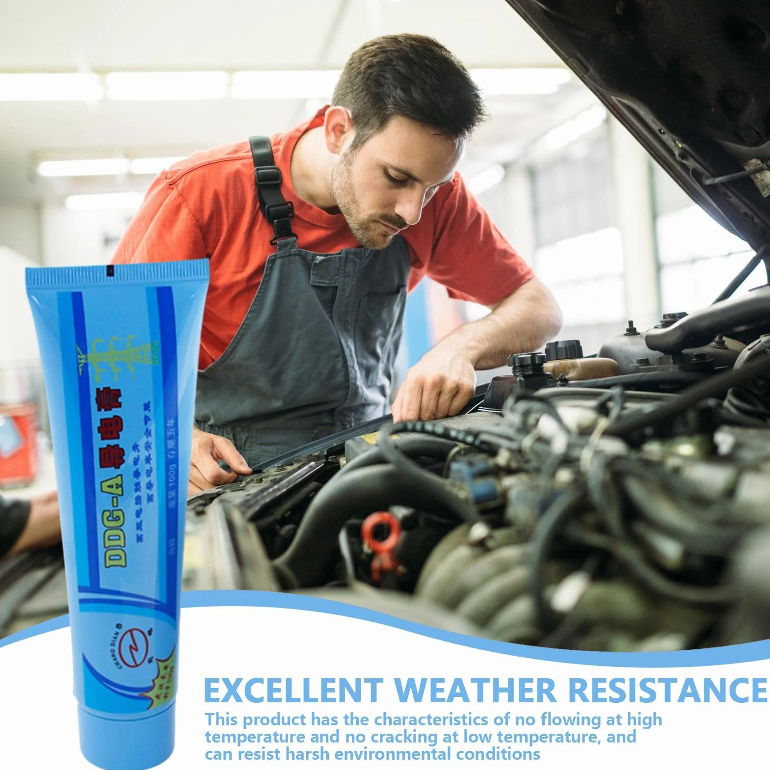Elektryczny smar kontaktowy – 100 g przewodzący tłuszcz, tłuszcz przewodzący do połączeń elektrycznych, elektroniczny smar do elektrycznych zastosowań samochodowych