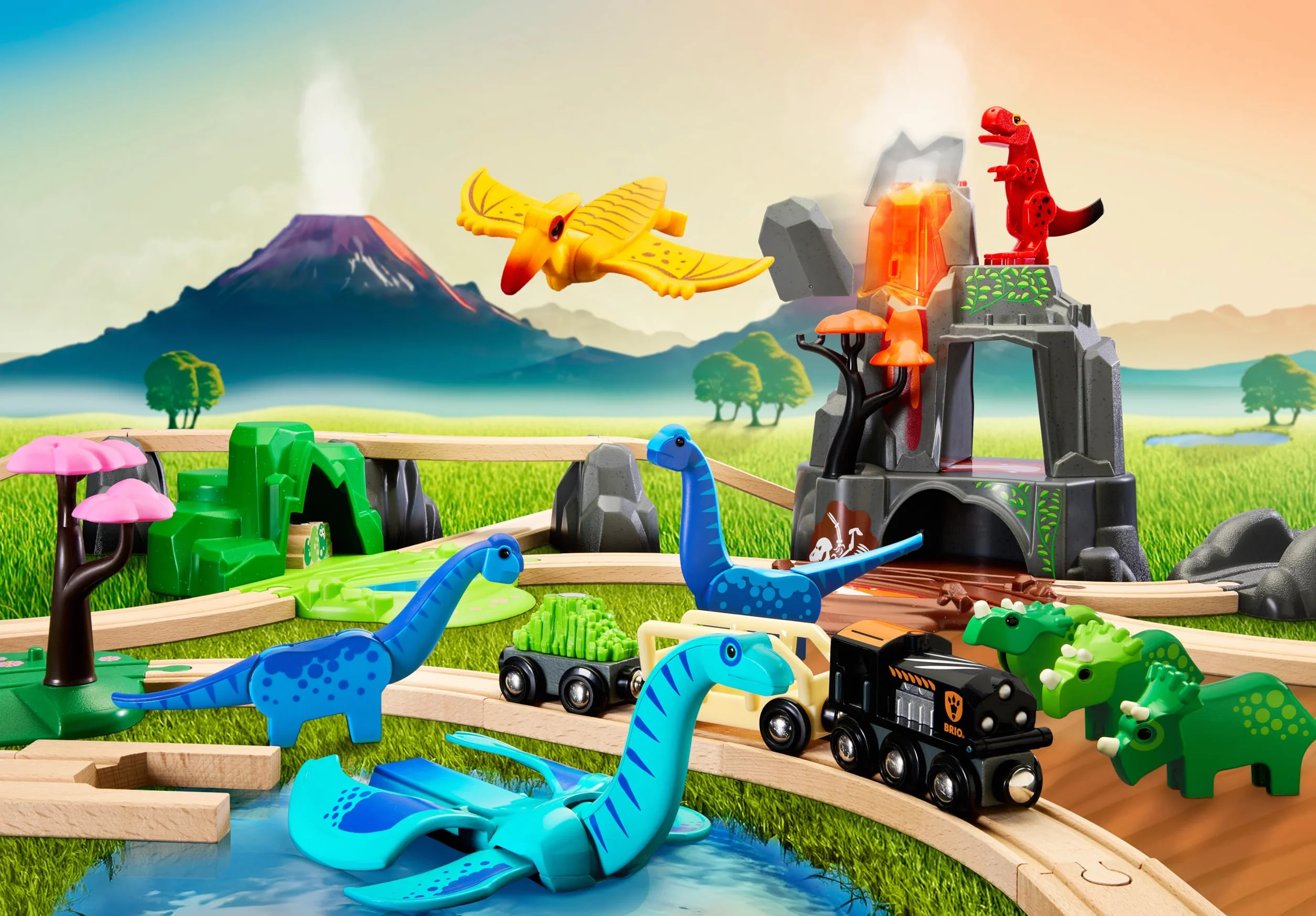 BRIO World - Dinosaurier Deluxe Set