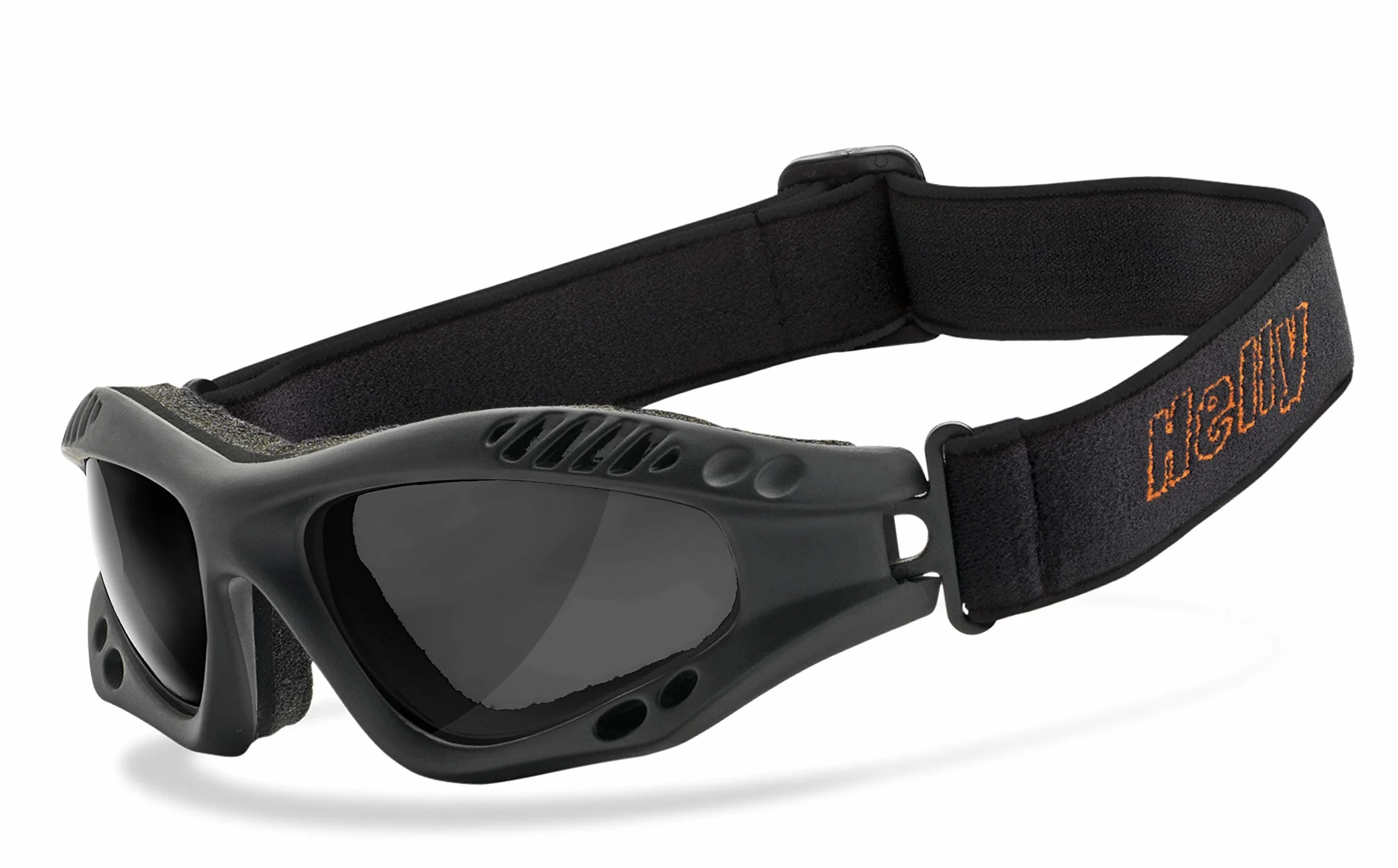 Helly® – nr 1 Bikereyes® okulary motocyklowe, przyciemniane | wiatroszczelne, wyściełane, odporne na zaparowanie, szkło hartowane HLT® | najwyższy komfort noszenia podczas długich wyjazdów | okulary