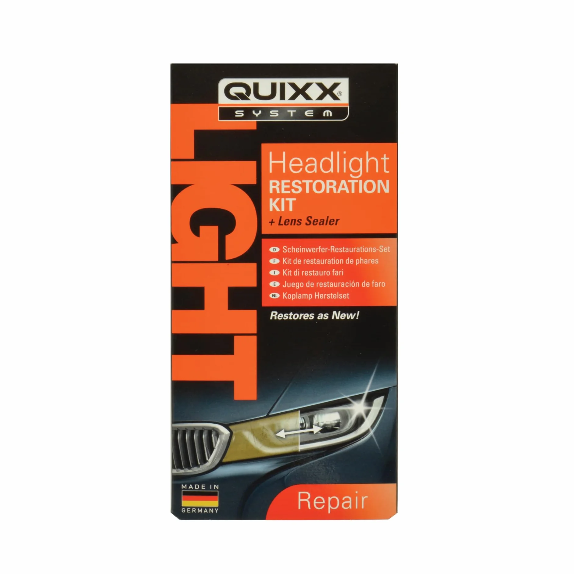 Quixx Headlight Restoration Kit zestaw do renowacji reflektorów