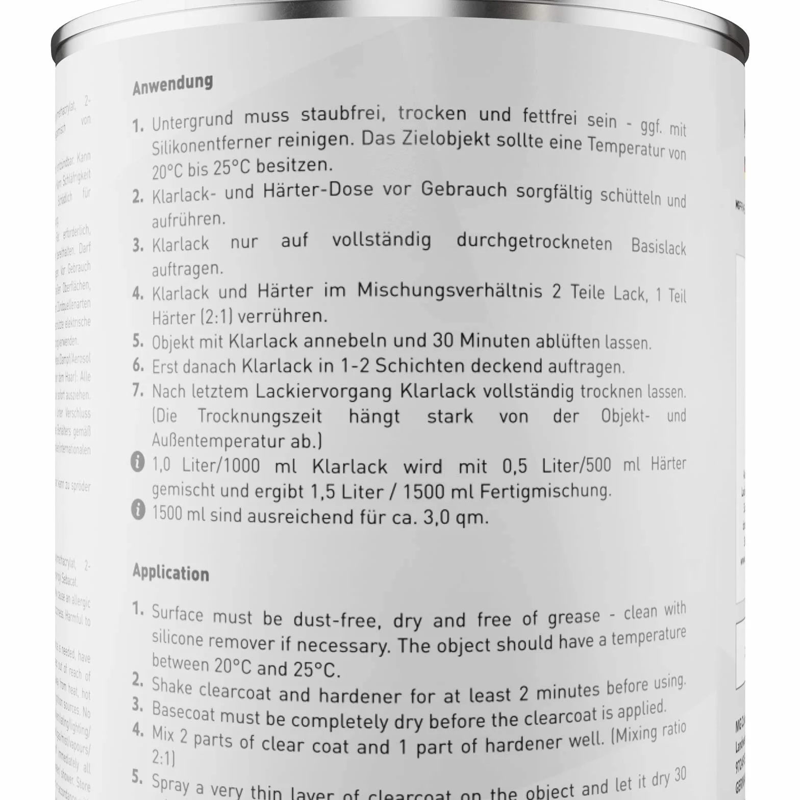 MG PRIME Lakier samochodowy Zestaw puszek Tesla PN00 NEU262E Quick Silver Lakier bazowy 2K Utwardzacz 2,5L