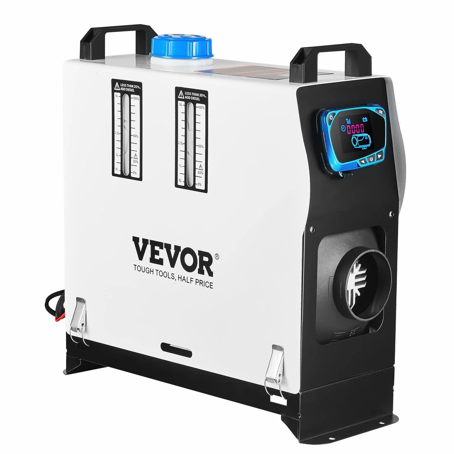 VEVOR Podgrzewacz powietrza na olej napędowy 12 V 8 kW z ekranem LCD