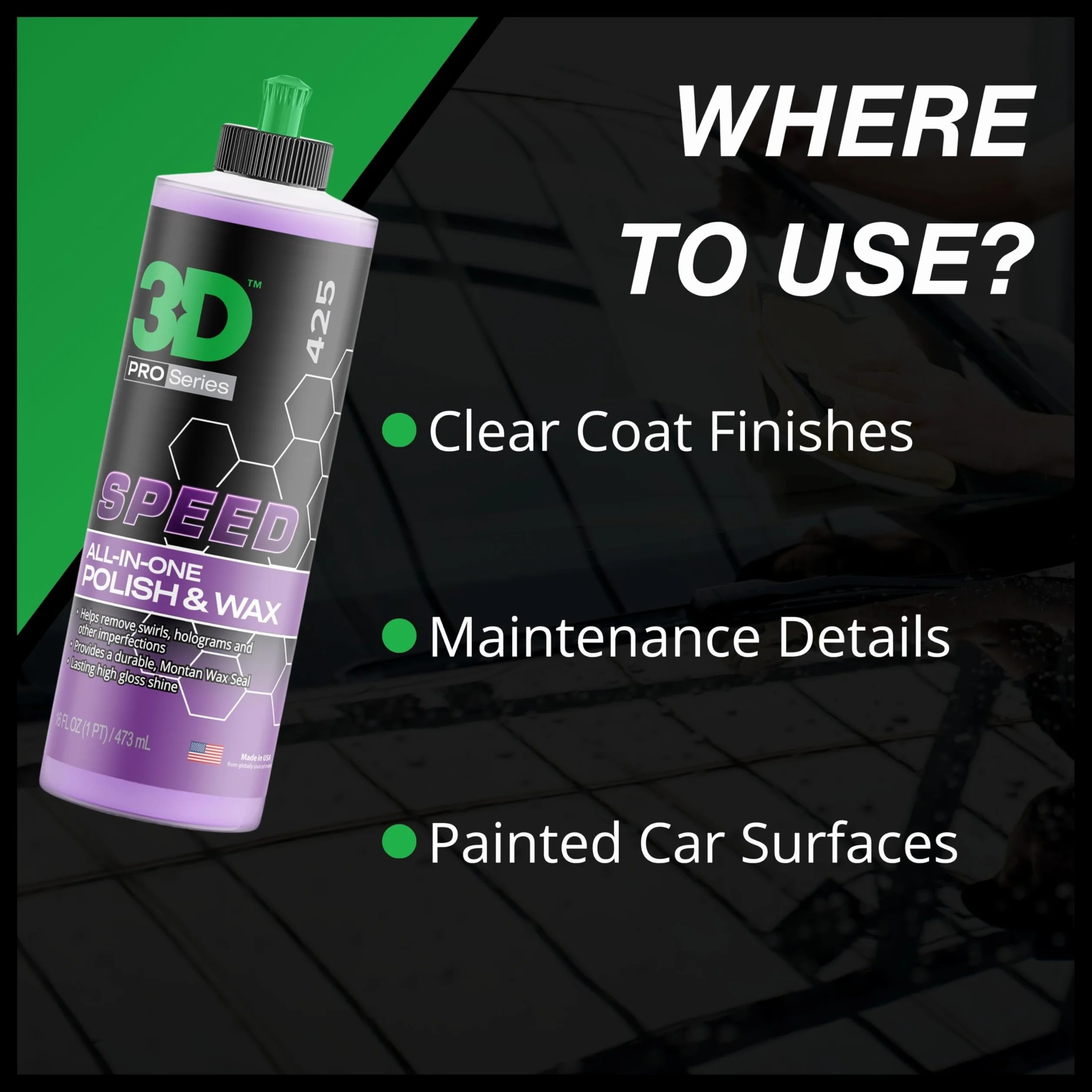 3D Speed Car Scratch Remover Polish Wax 470 g narzędzie do usuwania zadrapań