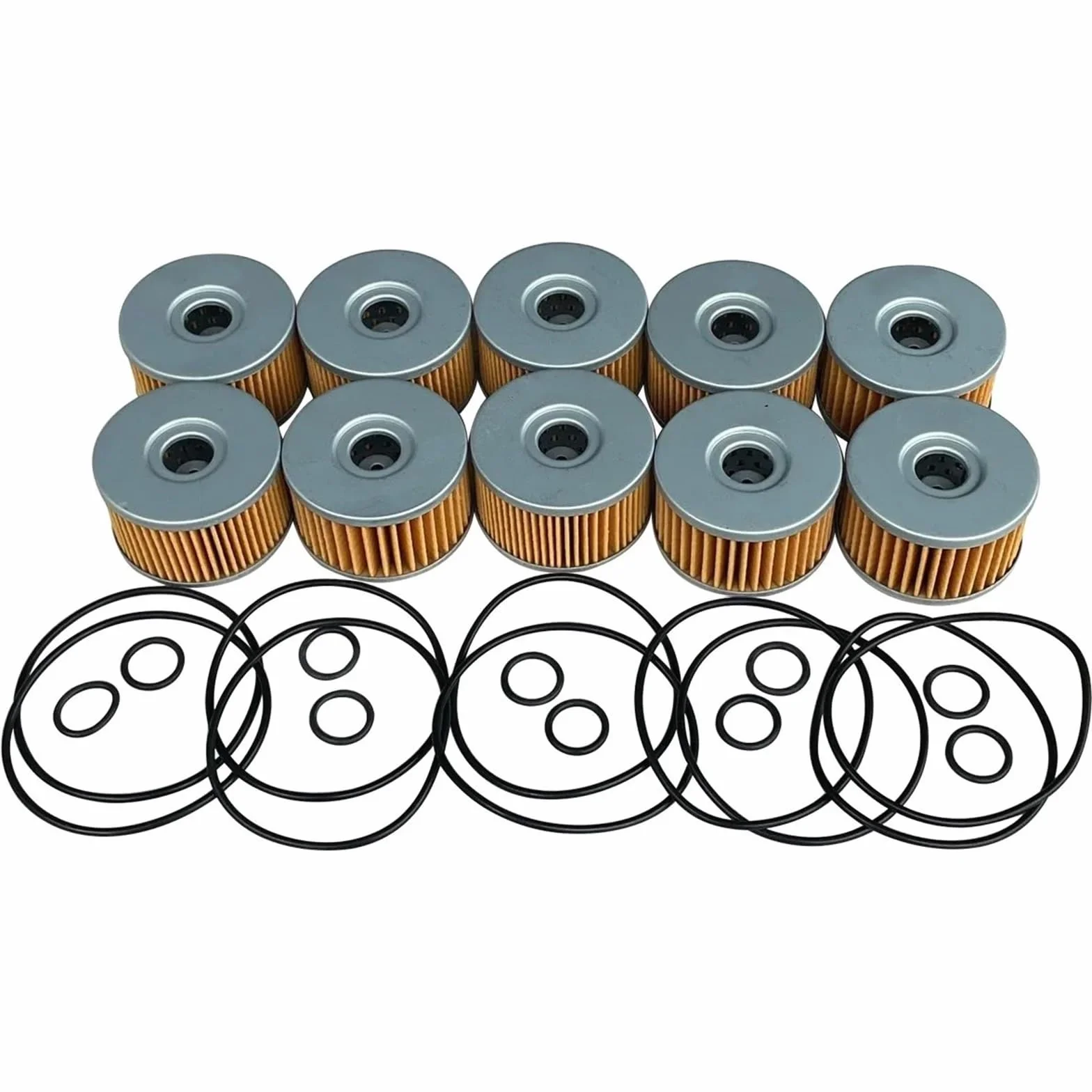 Motocyklowe Filtr Filtr oleju motocyklowego pasuje do Suzuki DR650 90-24 DS650 92-93 LS650 Savage 86-09 S40 Boulevard 05-19 Filtr oleju(10pcs)