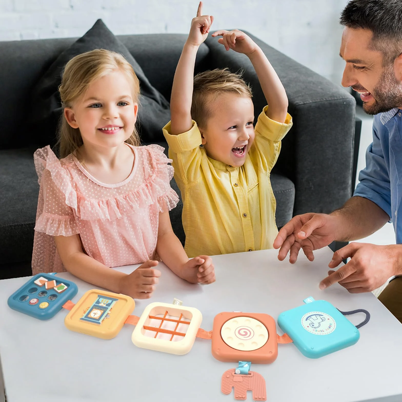 Montessori Zabawka dla Niemowląt, Zabawka od 1 Roku Zycia, Trening Koordynacji Sensorycznej, do Samolotu, Idealne Urodziny, dla Chłopców i Dziewczynek