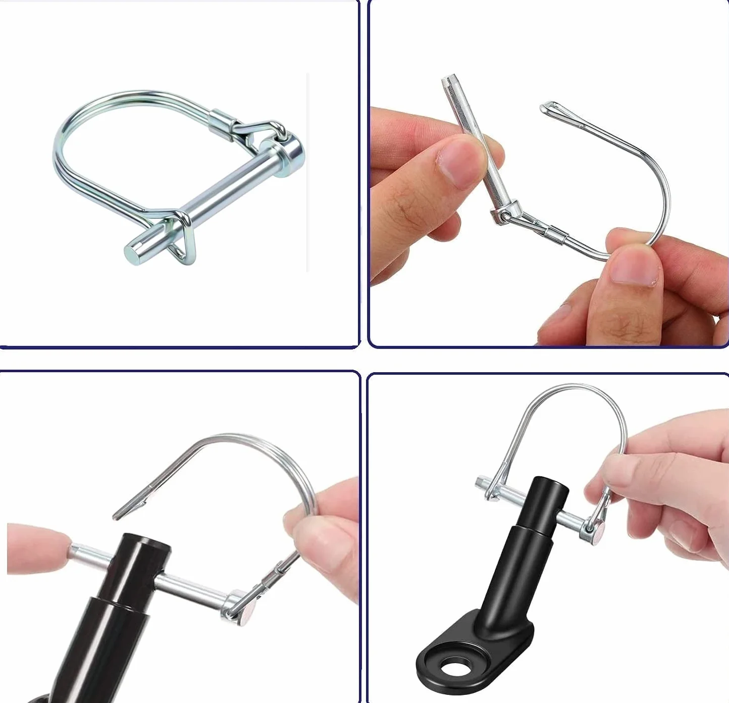 Uniwersalny adapter do przyczepki rowerowej hak holowniczy z 2 zawleczkami