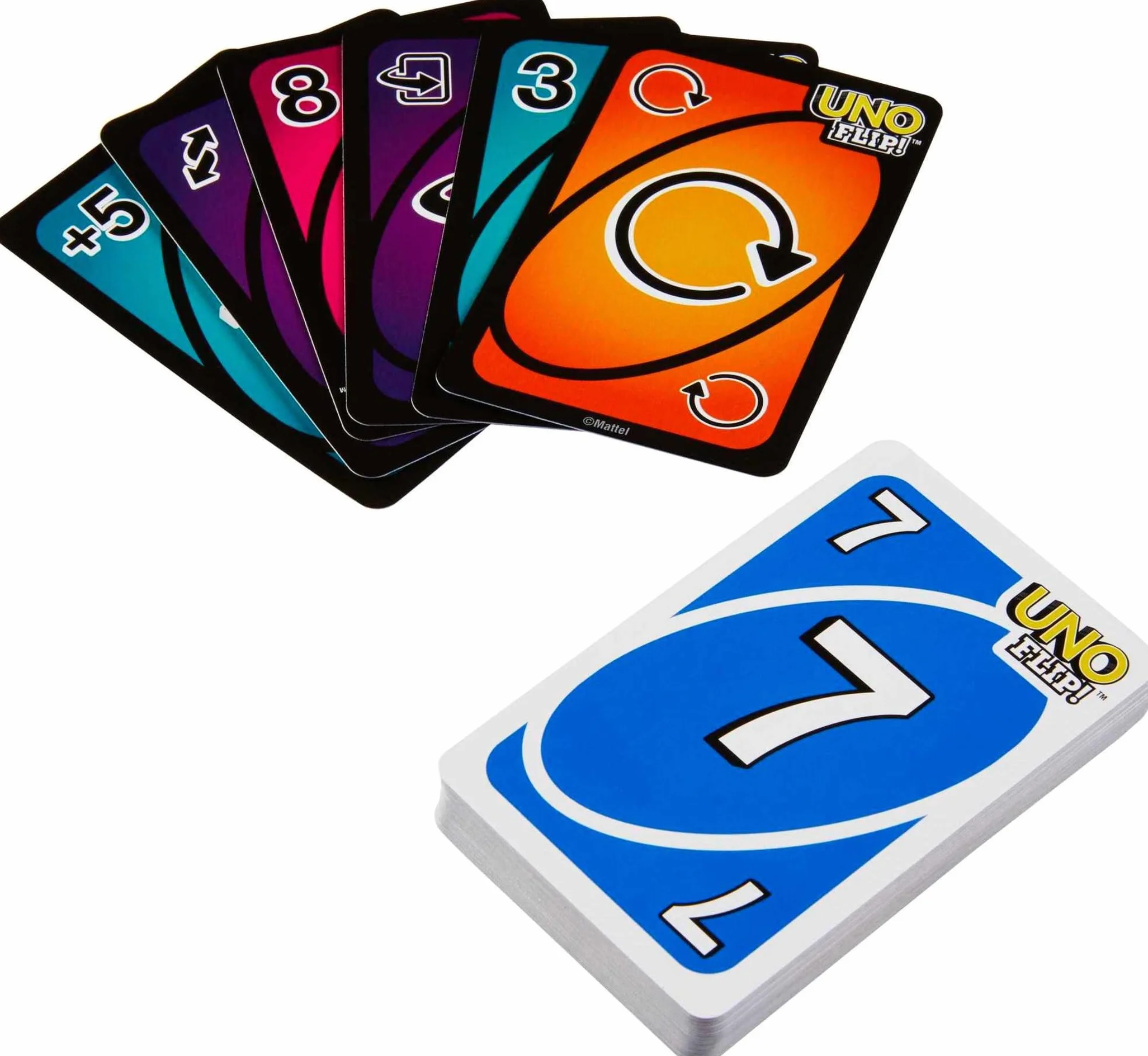 Mattel Games UNO Flip Klasyczna Gra Karciana z Nowym Akcentem w Solidnym Metalowym Pudełku, dla Dzieci od 7 lat, GDG37