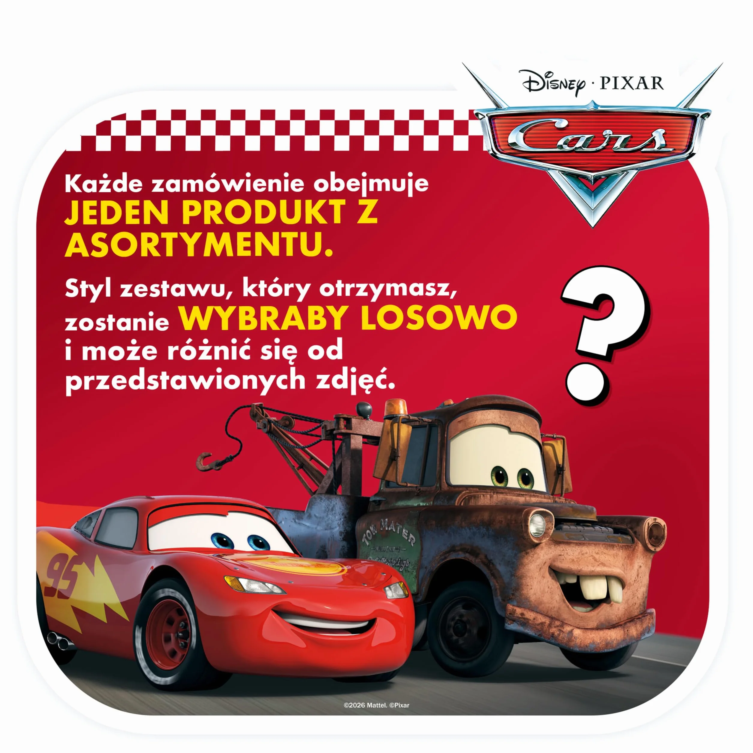 Cars Auta Mikroauta 10-pak, zestaw 10 samochodzików zabawek, ulubione postacie fanów, miniaturowe auta zabawki dla dzieci 3+, GRW27