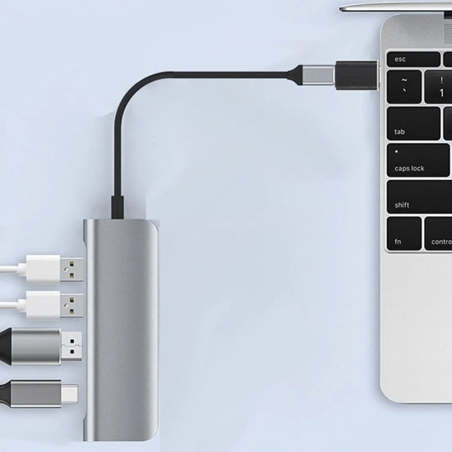 Kabel konwertera USB na USB C adapter typ C żeński na USB męski szybki przesył danych