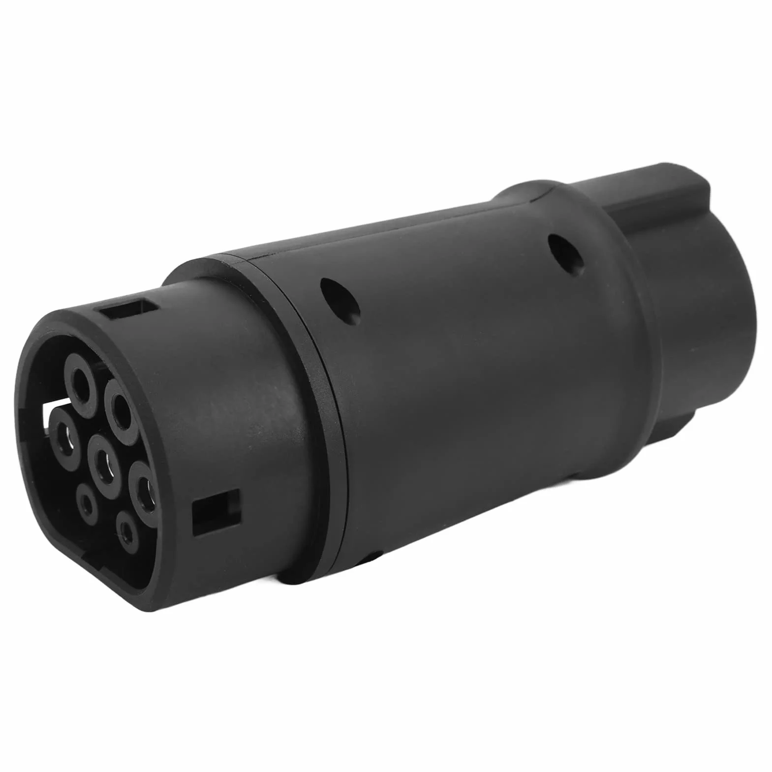 Aramox Adapter do ładowania pojazdów elektrycznych typu 1 do typu 2 Złącze EV 16-32A 220-250 V dla pojazdów standardowych od USA do UE