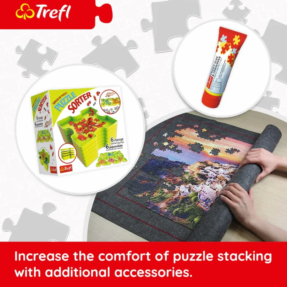Trefl Jezioro Morskie Oko, Tatry, Polska Puzzle 1500 Elementów o Wysokiej Jakości Nadruku dla Dorosłych i Dzieci od 12 lat