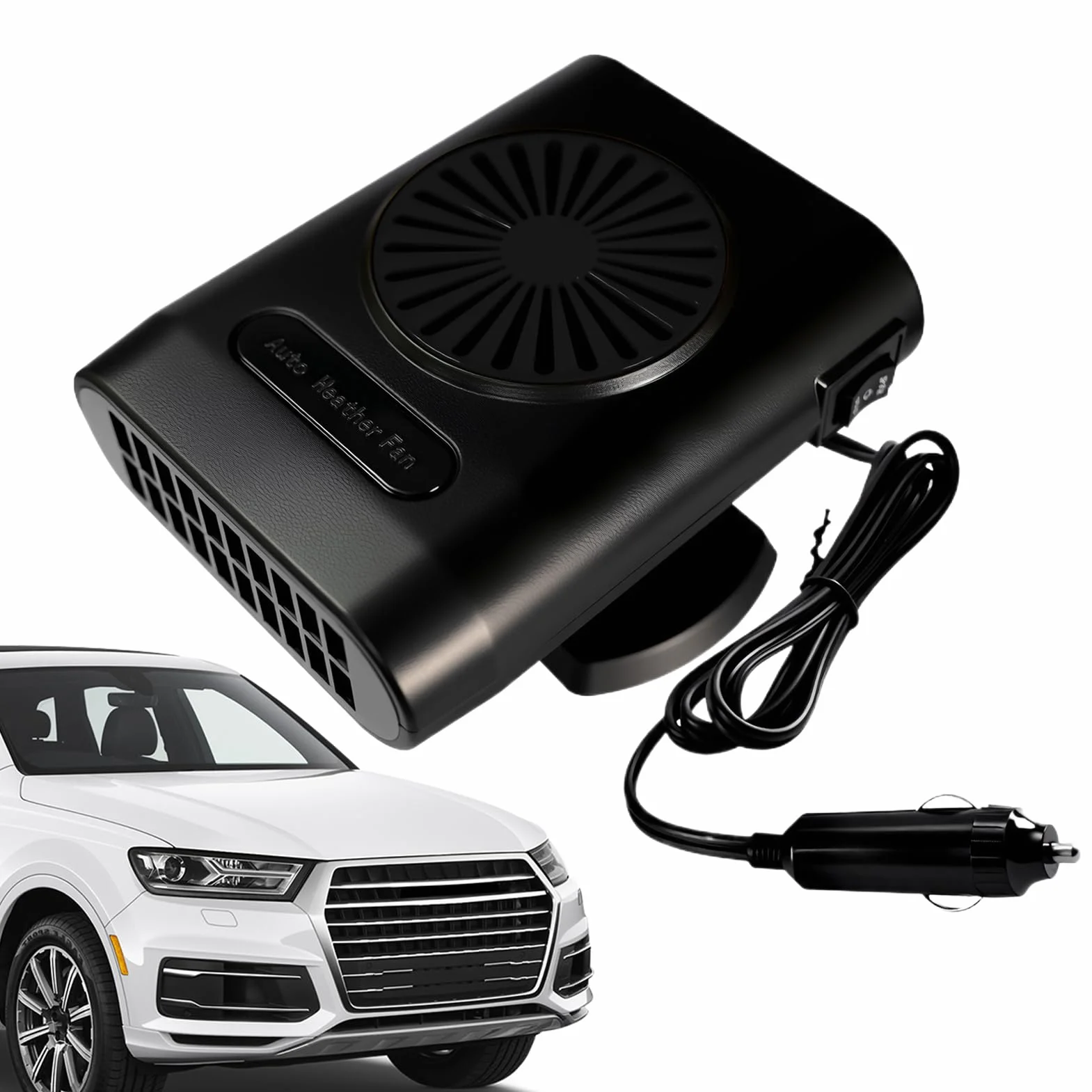 Grzejnik do samochodu,Ogrzewacz I Odmrażacz Szyb 12V/24V - Wyposażenie Wnętrza Pojazdów Ogrzewanie Przestrzeń Auto Ciężarówka Zima Kemping Odmrażanie Szyby Przedniej