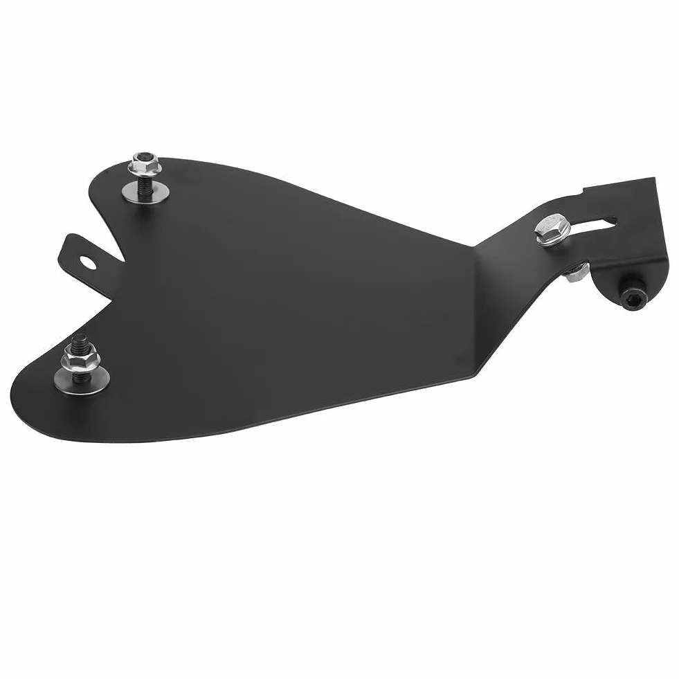 Płyta podstawowa do siedzenia motocykla Stalowa czarna Chopper Bobber Custom