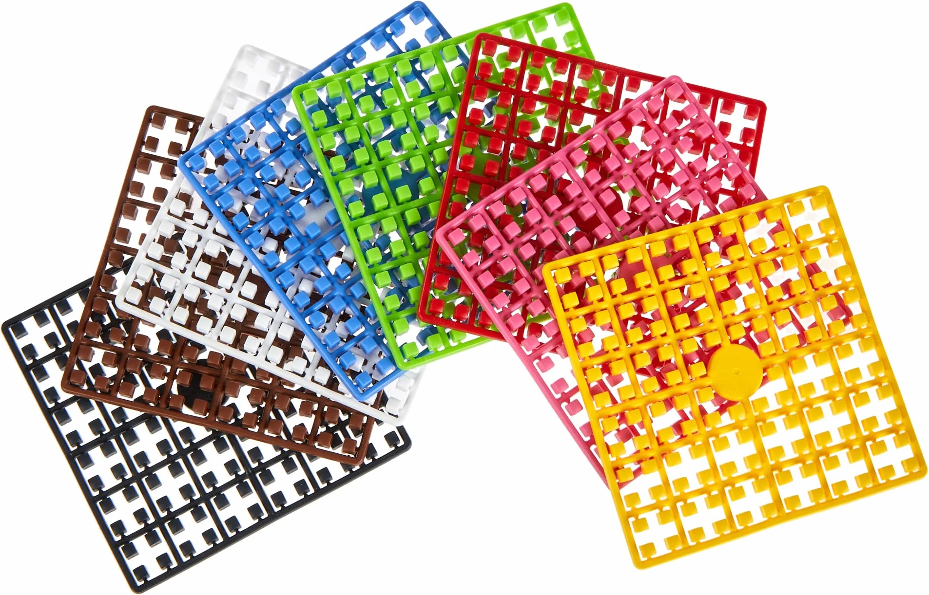 Pixel P20130 Medalion mozaikowy zwierzęta, brelok dla dzieci do samodzielnego zaprojektowania, prosty system wtykowy z małymi kamieniami z bioplastiku, bez prasowania i klejenia