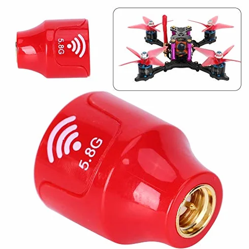Antena 5,8 GHz, antena o wysokim wzmocnieniu 3Dbi LHCP do wyścigowych dronów, części RC, akcesoria (czerwony otwór wewnętrzny), akcesoria modelarskie