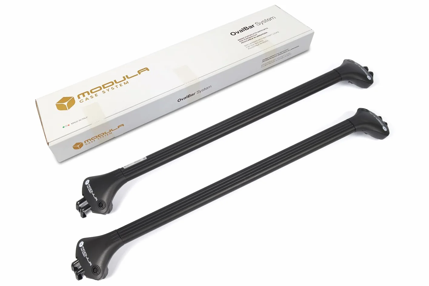 Modula Bagażnik bazowy belki dachowe RELINGI kompatybilne z Audi A6 C7 AVANT KOMBI 2011-2018 max 75 kg 78-119 cm Aluminium