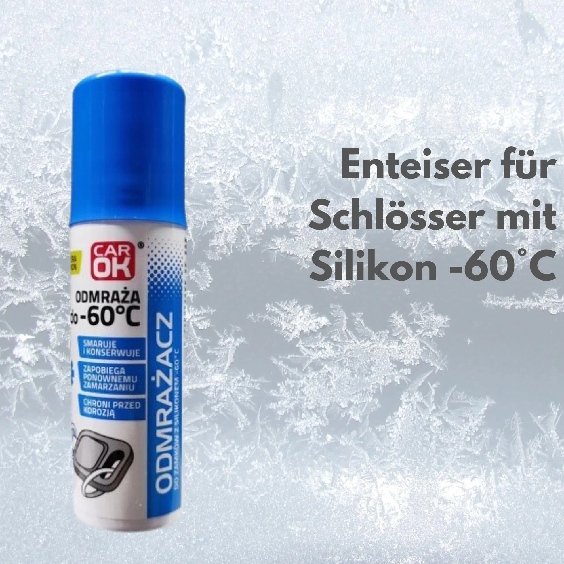 DomoDomo Odmrażacz do zamków -60°C 50 ml spray silikonowy do samochodów