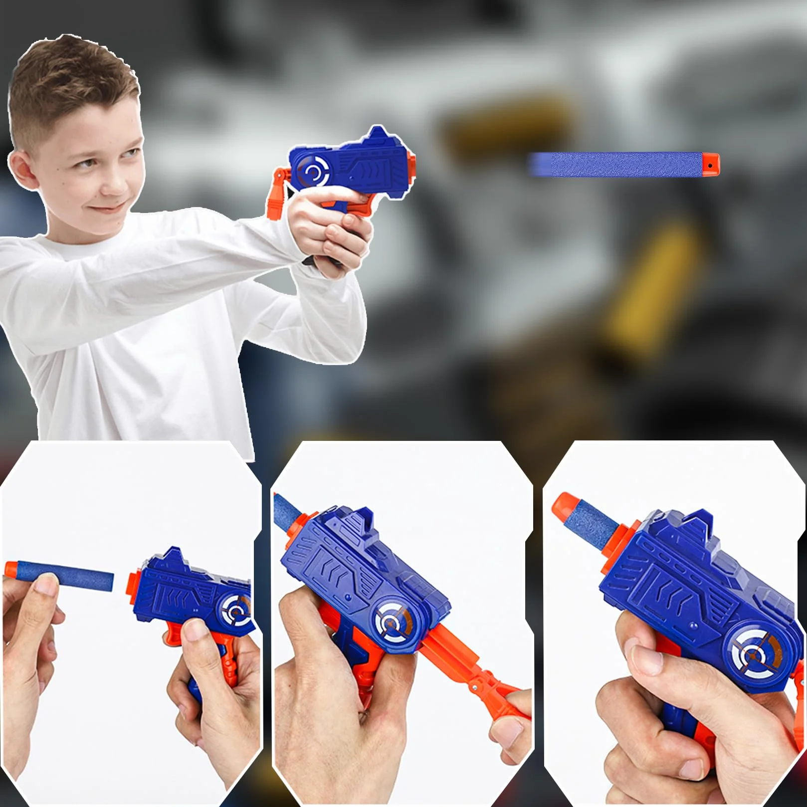 150 sztuk Nerf Elite 2.0, zapasowe pianki do rzutek, akcesoria do gry
