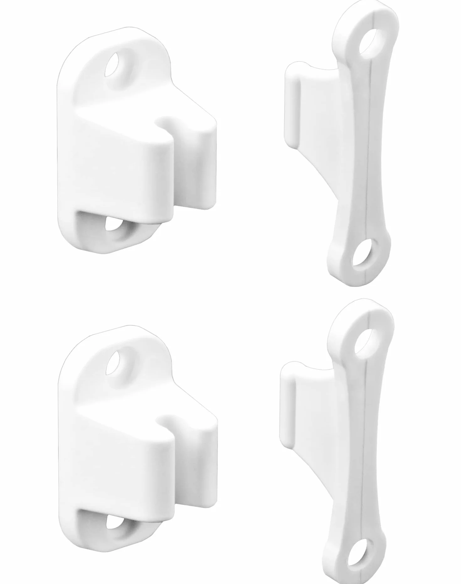 QWORK® 2-pakowy zatrzask do przyczepy kempingowej i przyczepy kempingowej, wytrzymały plastikowy zatrzask do drzwi przyczepy kempingowej Akcesoria do przyczep kempingowych