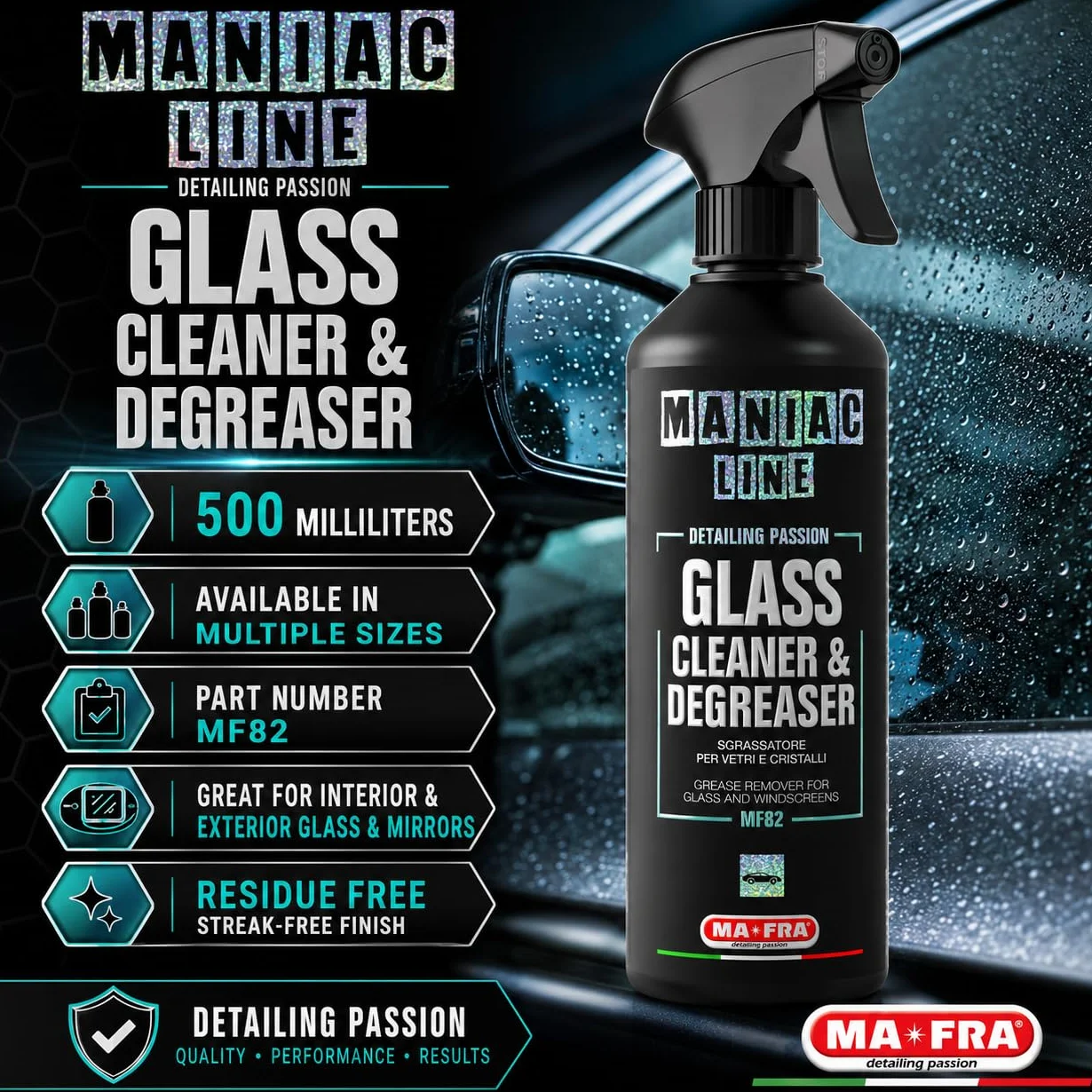 MAFRA Maniac środek do czyszczenia szyb 500 ml