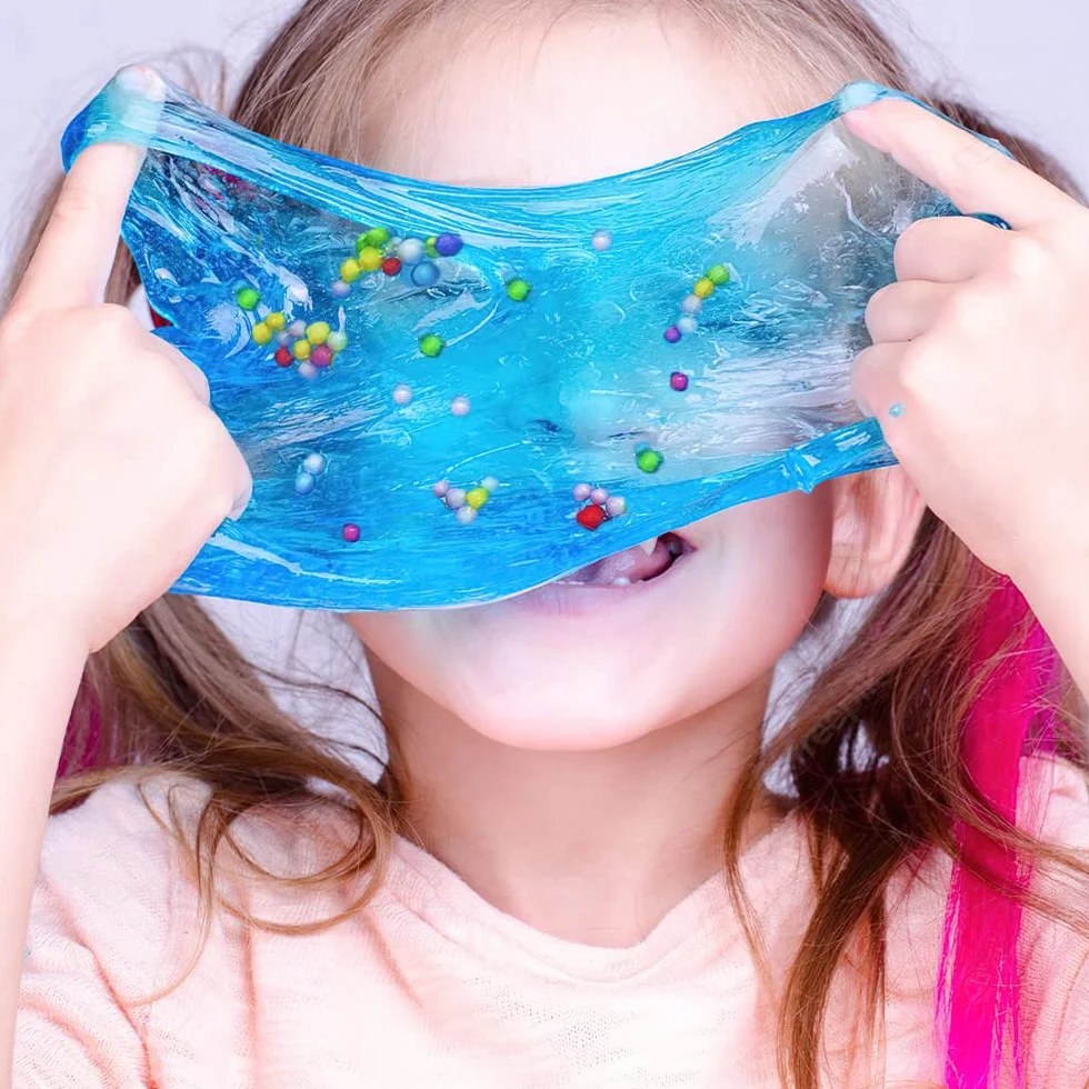 Donut Slime Kit, 6 sztuk, zestaw do usuwania stresu, dla chłopców i dziewczynek (6 kolorów)