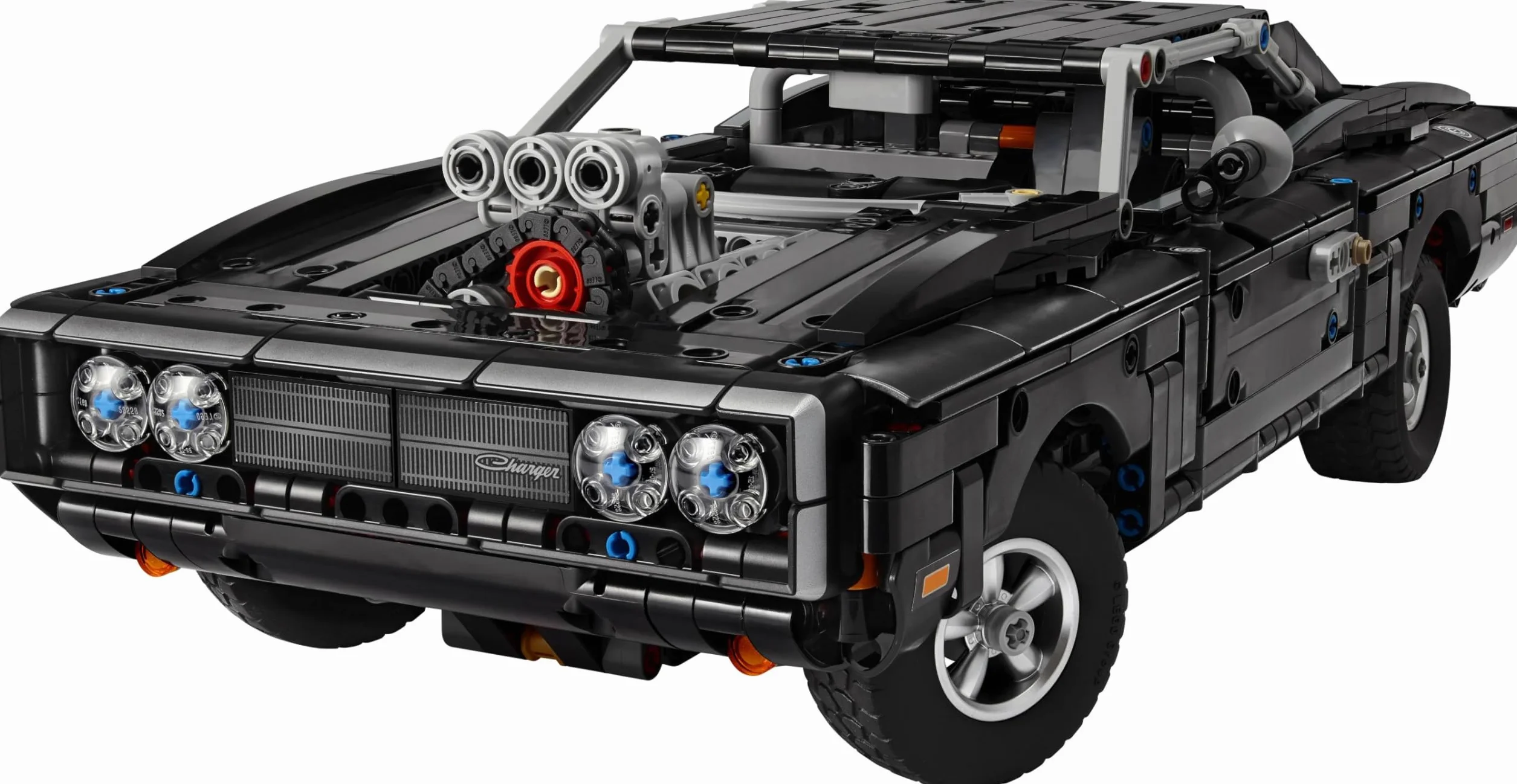 LEGO Technic Samochód Fast and Furious Dodge Charger R/T, zestaw konstrukcyjny dla dorosłych z filmu Szybcy i wściekli, ozdoba do salonu lub biura, pomysł na prezent urodzinowy dla mężczyzny 42231