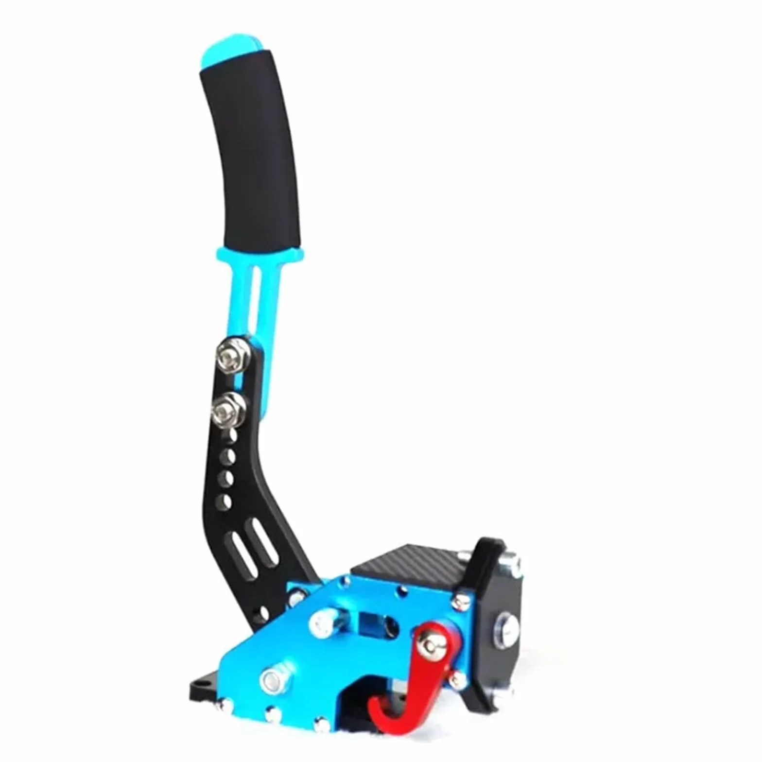 płyta do hamulca ręcznego Hamulec ręczny do kierownicy Logitech T248P do gry na konsoli PC PS4 PS5, gra wyścigowa Simracing Adapter MOD(Blue handbrake 1)