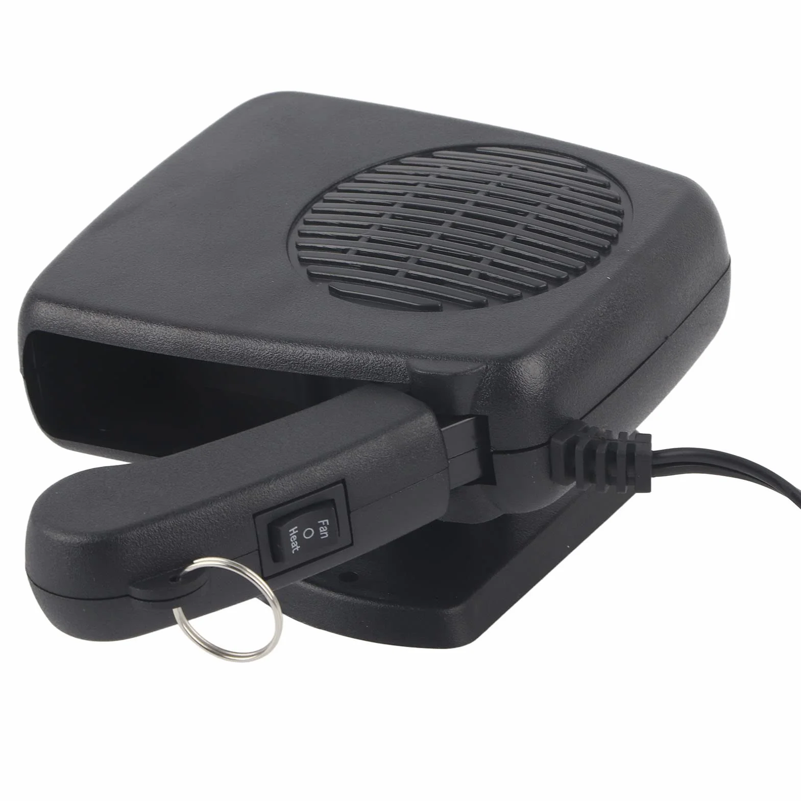 360-stopniowe Narzędzie do Czyszczenia Przedniej Szyby, 12V 200W Samochód Przenośny 2 w 1 Ceramiczny Podgrzewacz do Ogrzewania, Wentylator Defroster Demister Universal