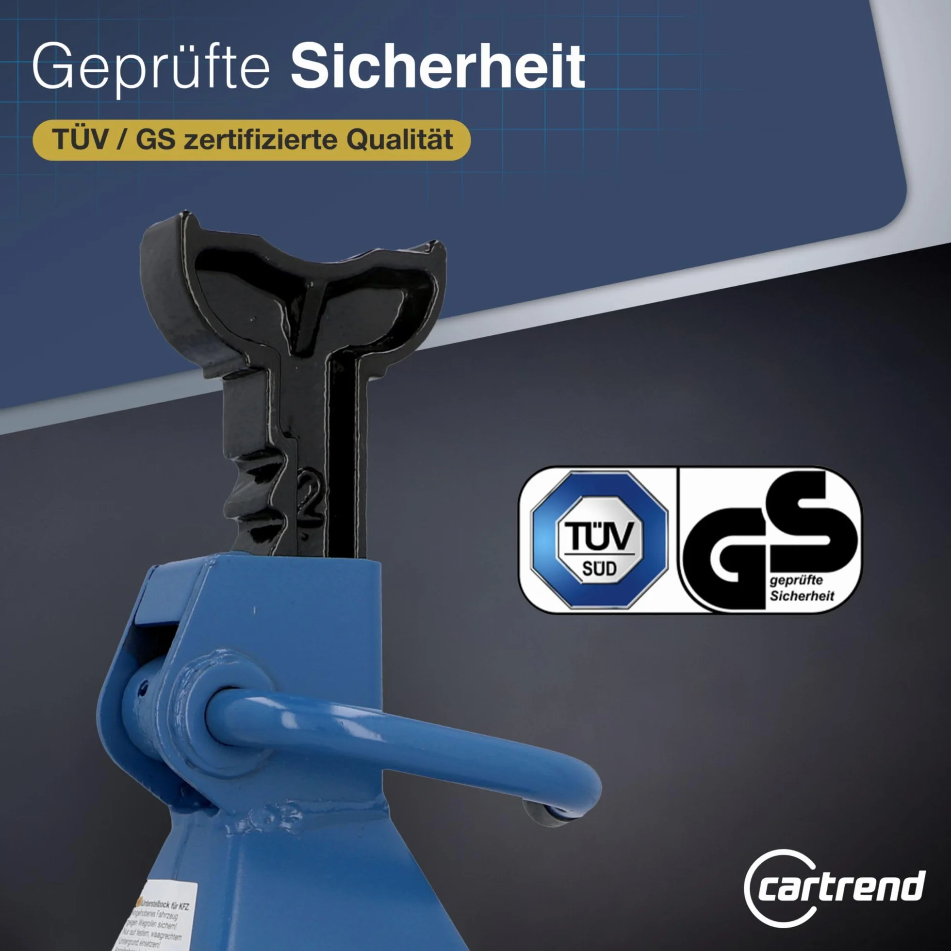 CARTREND Stojak 2 tony Regulacja wysokości 256-411 mm