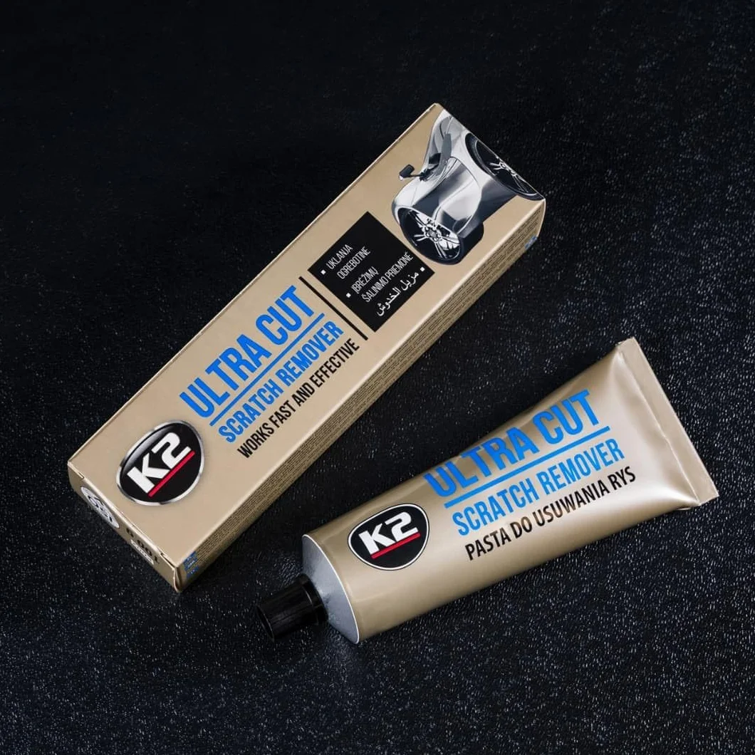 K2 Ultra Cut 100, pasta ścierna do usuwania głębokich zarysowań, politura samochodowa, pasta polerska 100 g