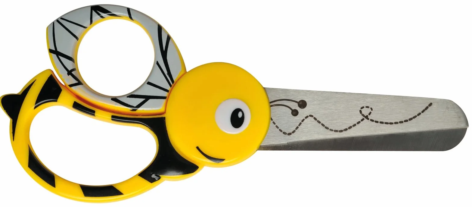 Fiskars Pszczoła Nożyczki, Żółty, 13 cm