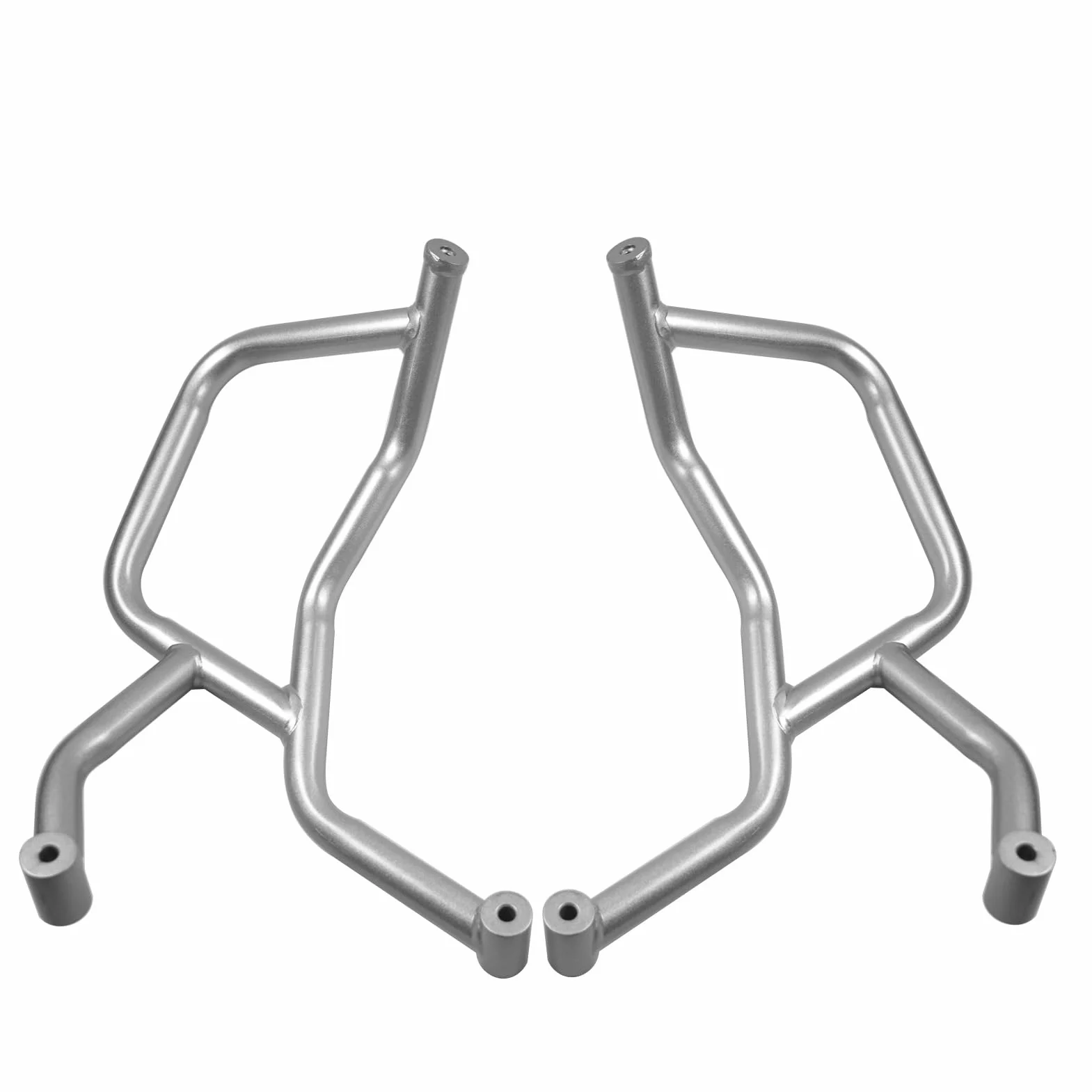 Kołki do autostrady silnika, stalowe motocyklowe, osłona zderzaka, srebrne, pasują do CFMOTO CF MOTO 800MT 800 MT, akcesoria 2021, 2022, 2023, 2024, srebrne