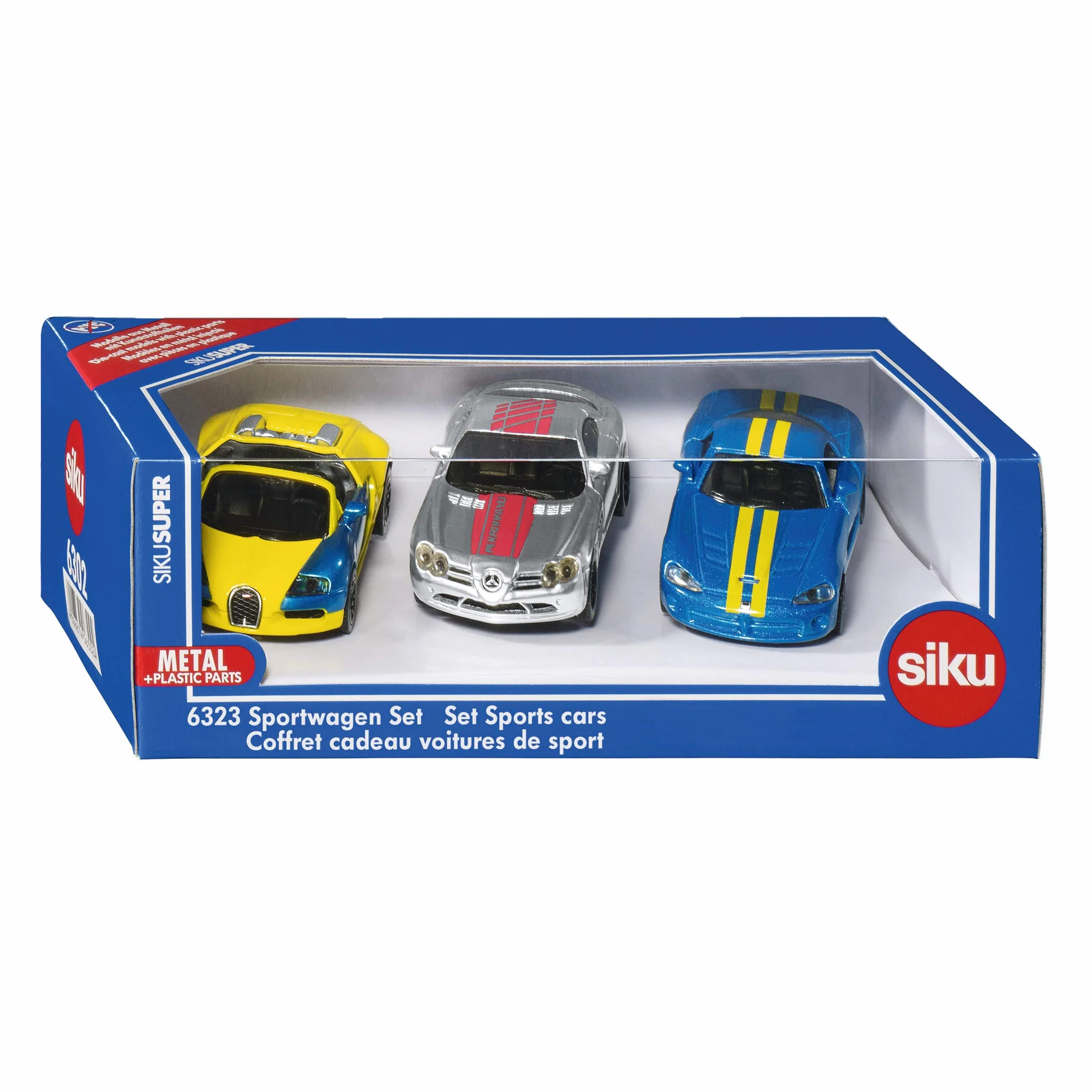 Siku S6323, Super, Set Podarunkowy, Auta Sportowe S6323