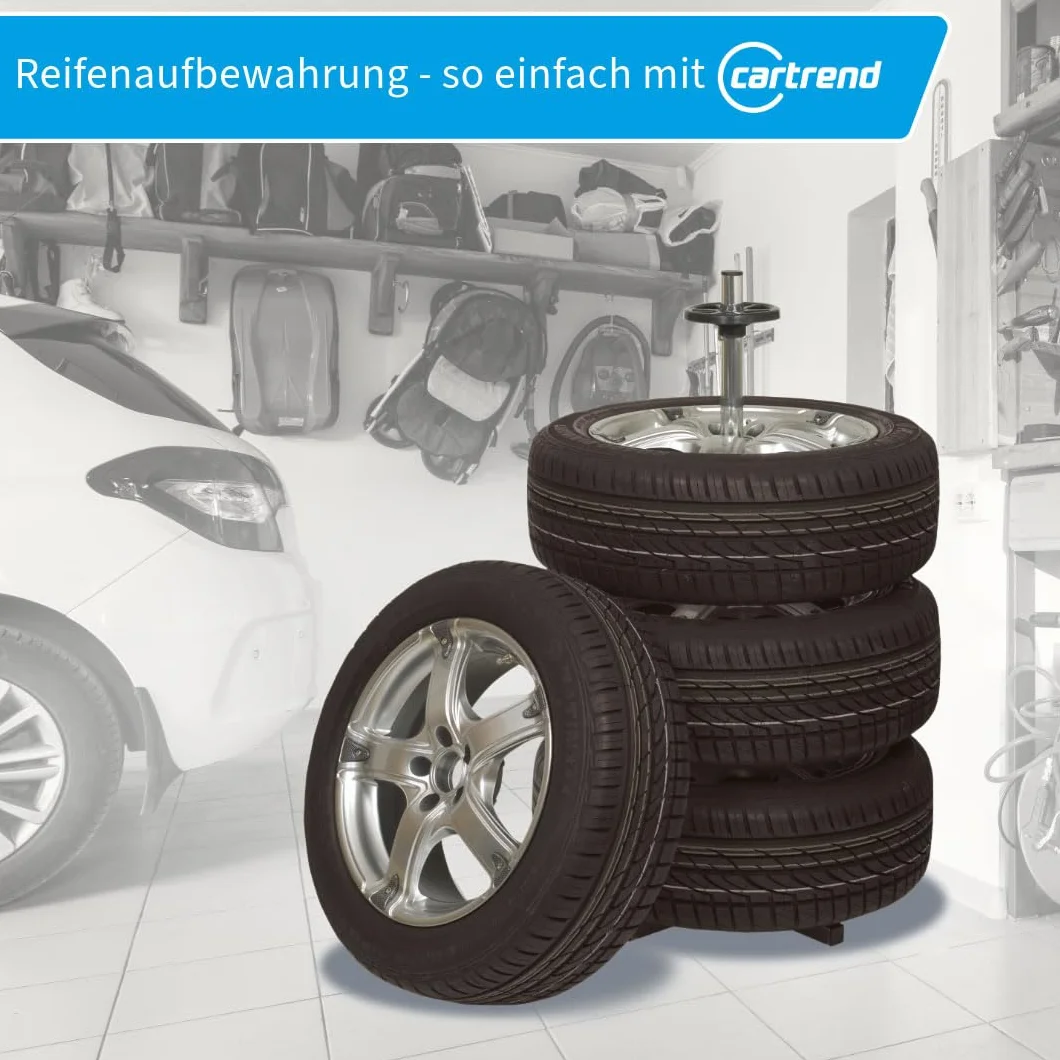 Cartrend Stojak Na Krawędź Felgi Z Ochronną Pokrywą Na Oponę Do 225 Mm