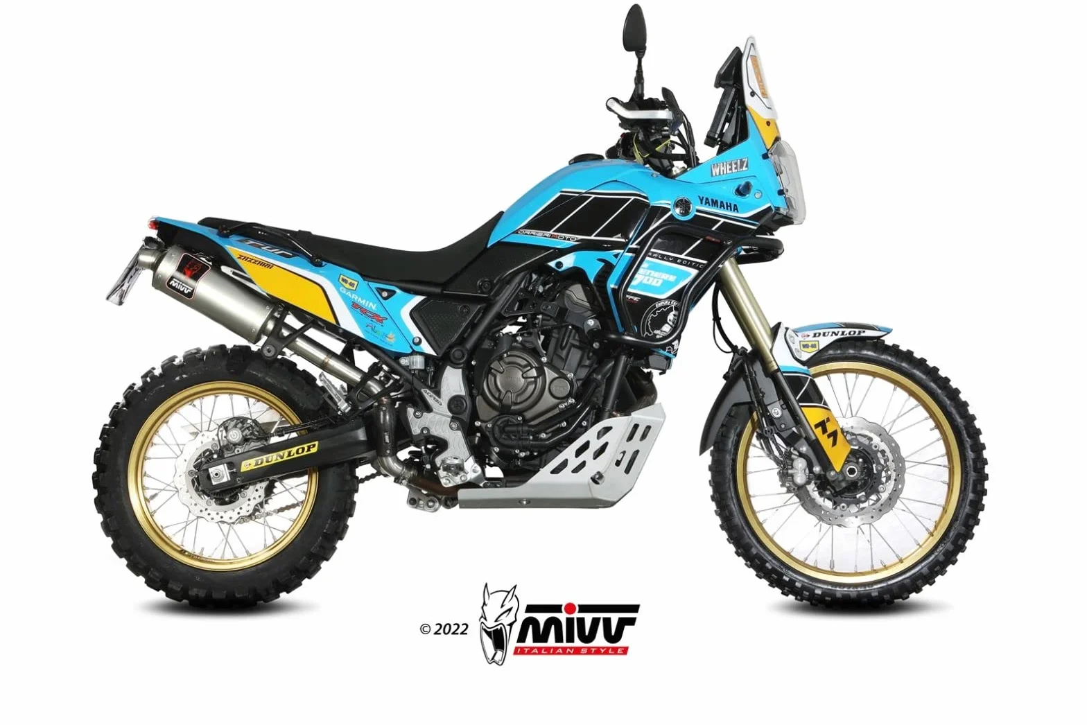 Mivv Wydech YAMAHA Ténéré 700 2019-2022 DAKAR ST. STEEL ORIGINAL