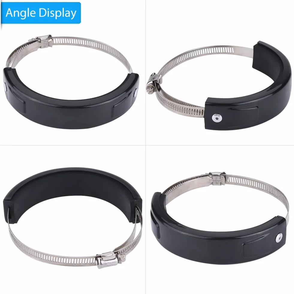 KIMISS Osłona wydechu 100-140mm uniwersalna okrągła do motocykla sportowego