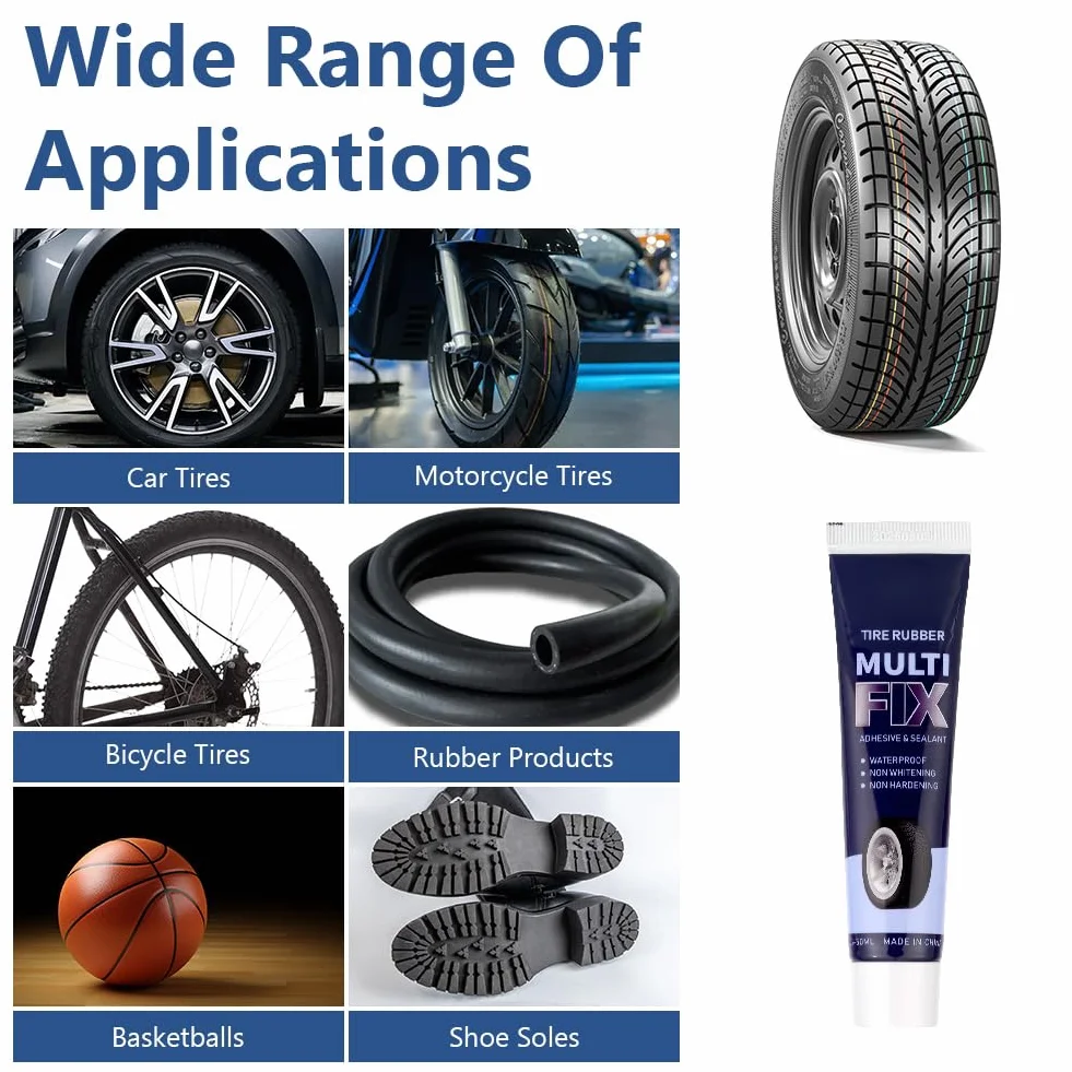flintronic Klej do naprawy opon 100 ml czarny do samochodów motocykli